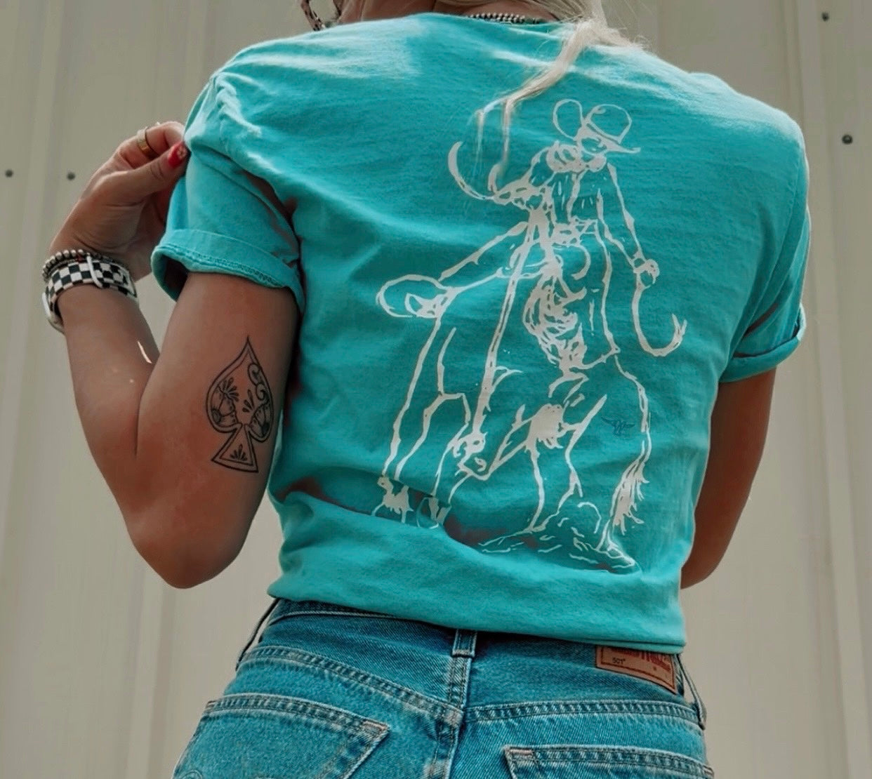 Rank Cowboy T-Shirt – Western Grit Tee by SwingN9t