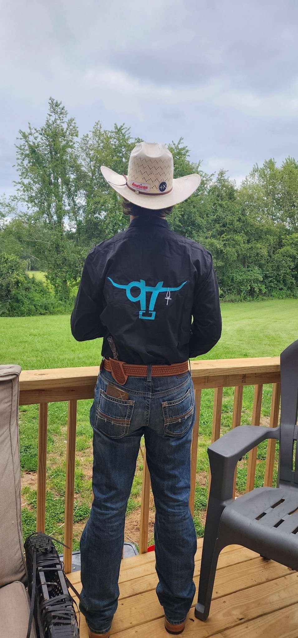 Western Button-Up Shirt – Cowboy Built, Damn Sharp