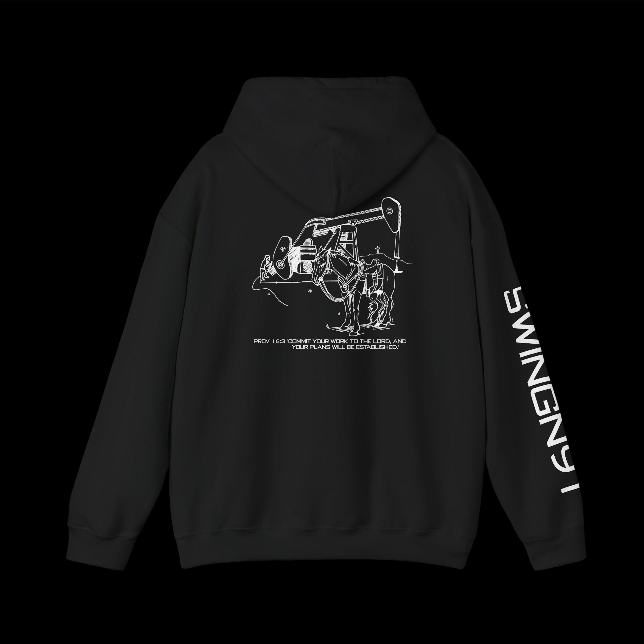Image of PROV 16:3 PUMP JACK HOODIE