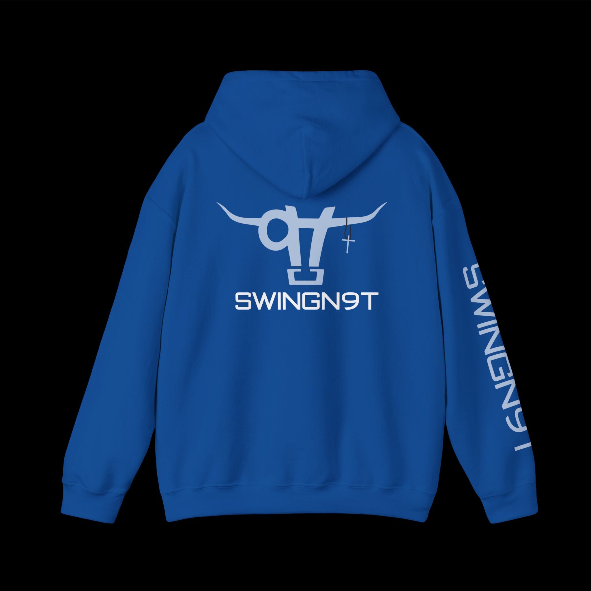 Image of SwingN9t Hoodie – Rugged Blue Collar Workwear