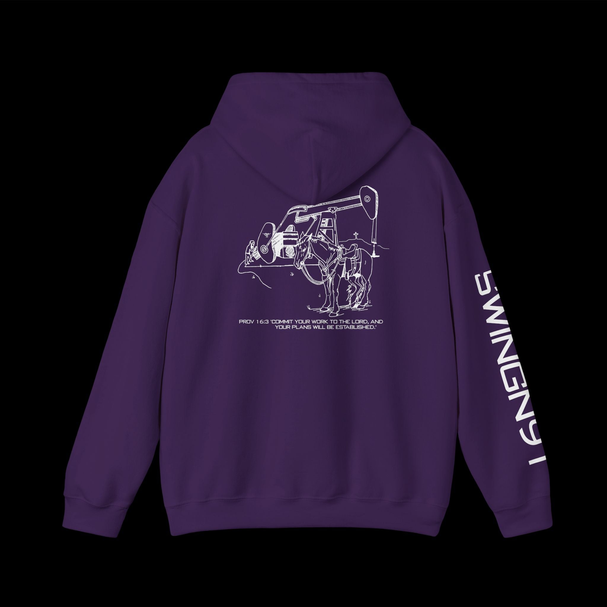 Image of PROV 16:3 PUMP JACK HOODIE