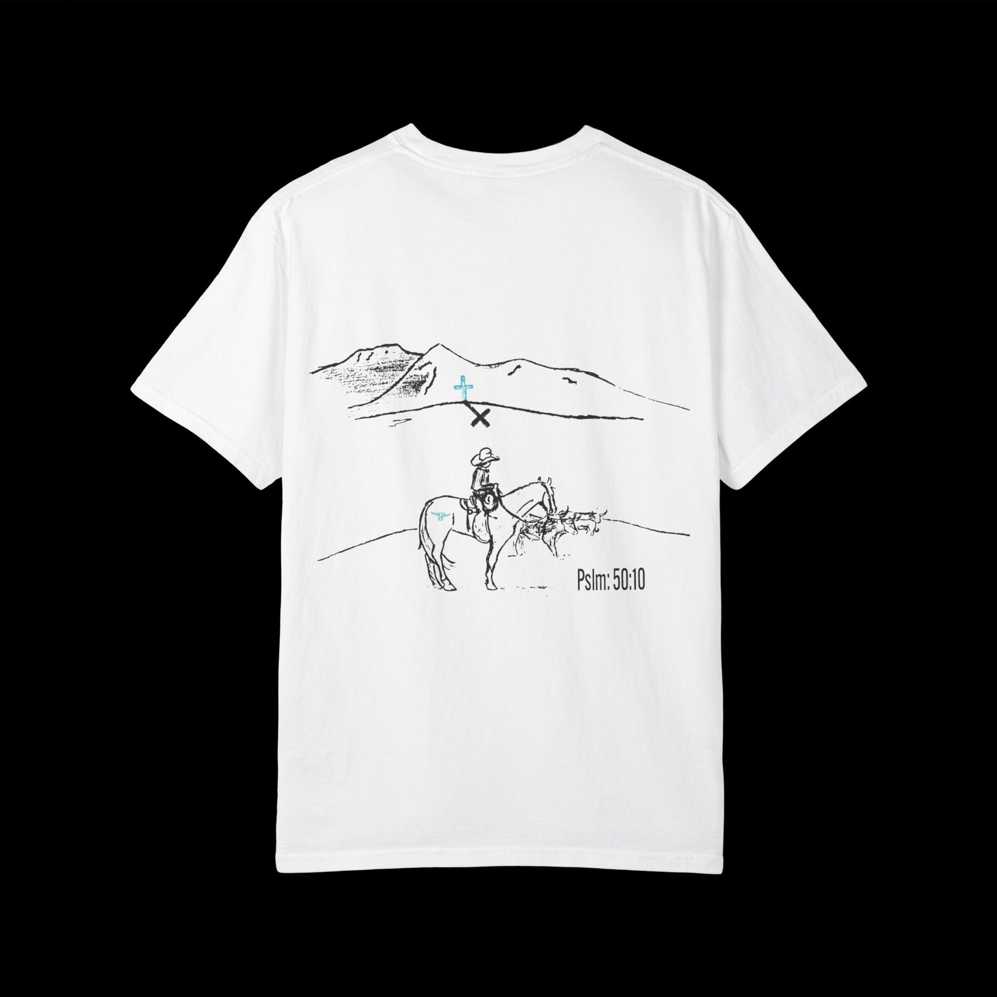 Psalm 50:10 T-Shirt – Western Faith Graphic Tee by SwingN9t