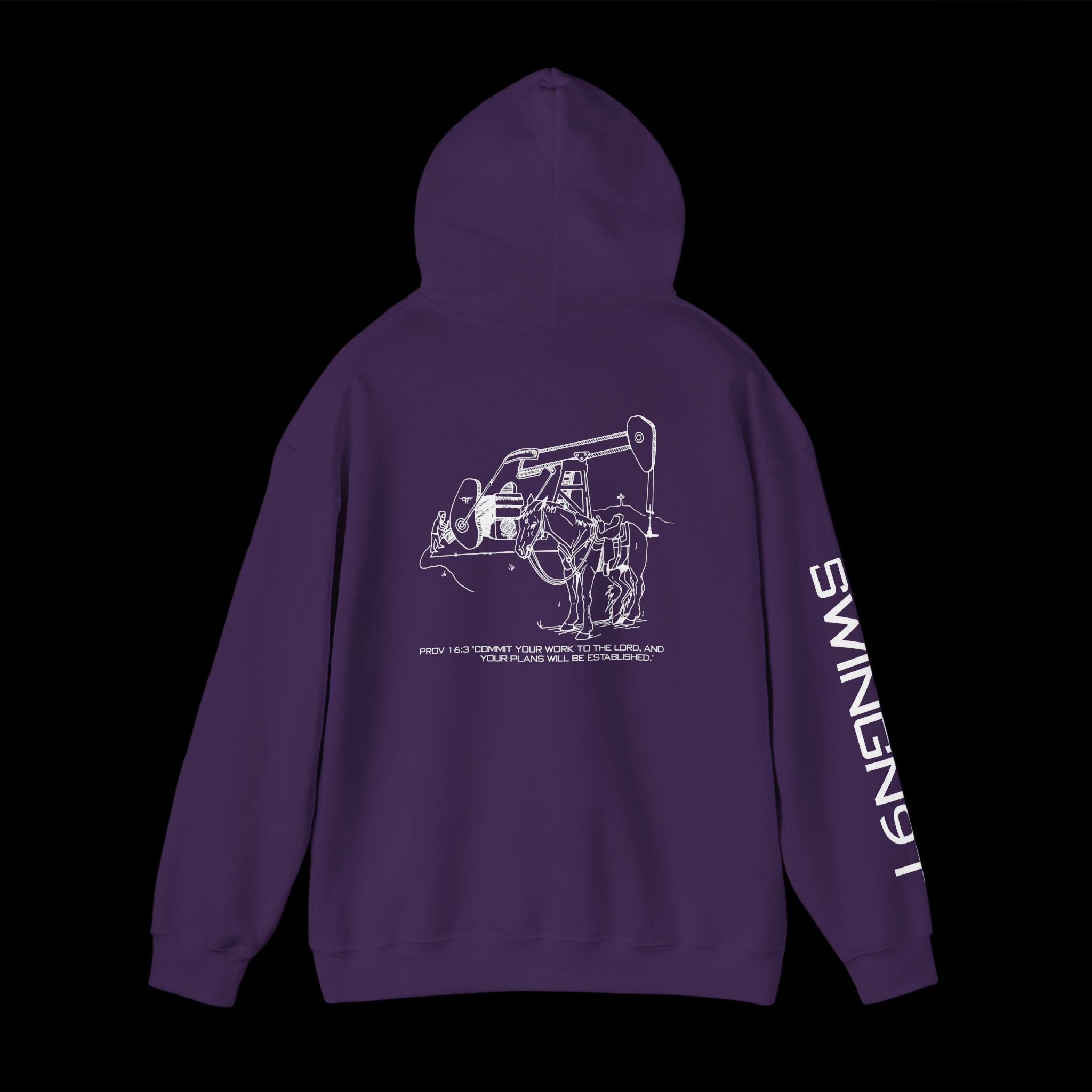 Image of PROV 16:3 PUMP JACK HOODIE