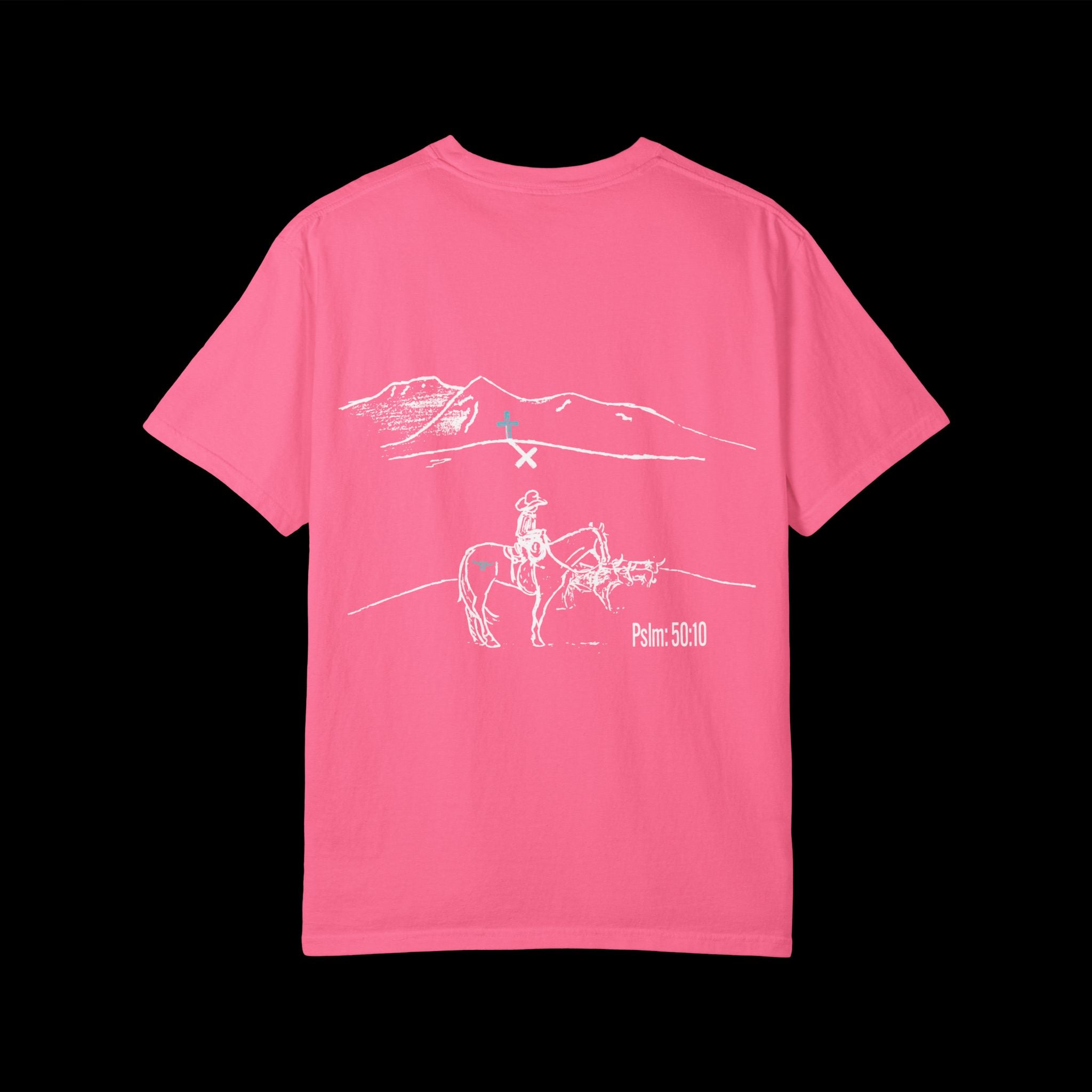 Image of Psalm 50:10 T-Shirt – Western Faith Graphic Tee by SwingN9t