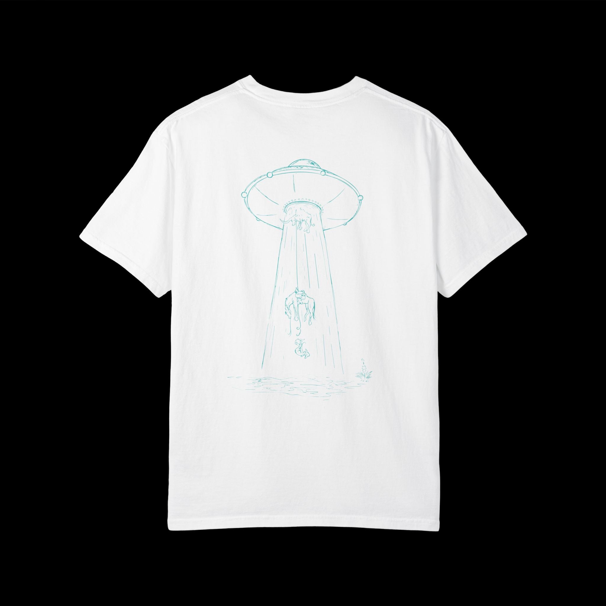 Image of UFO Cowboy T-Shirt – Western Alien Graphic Tee by SwingN9t
