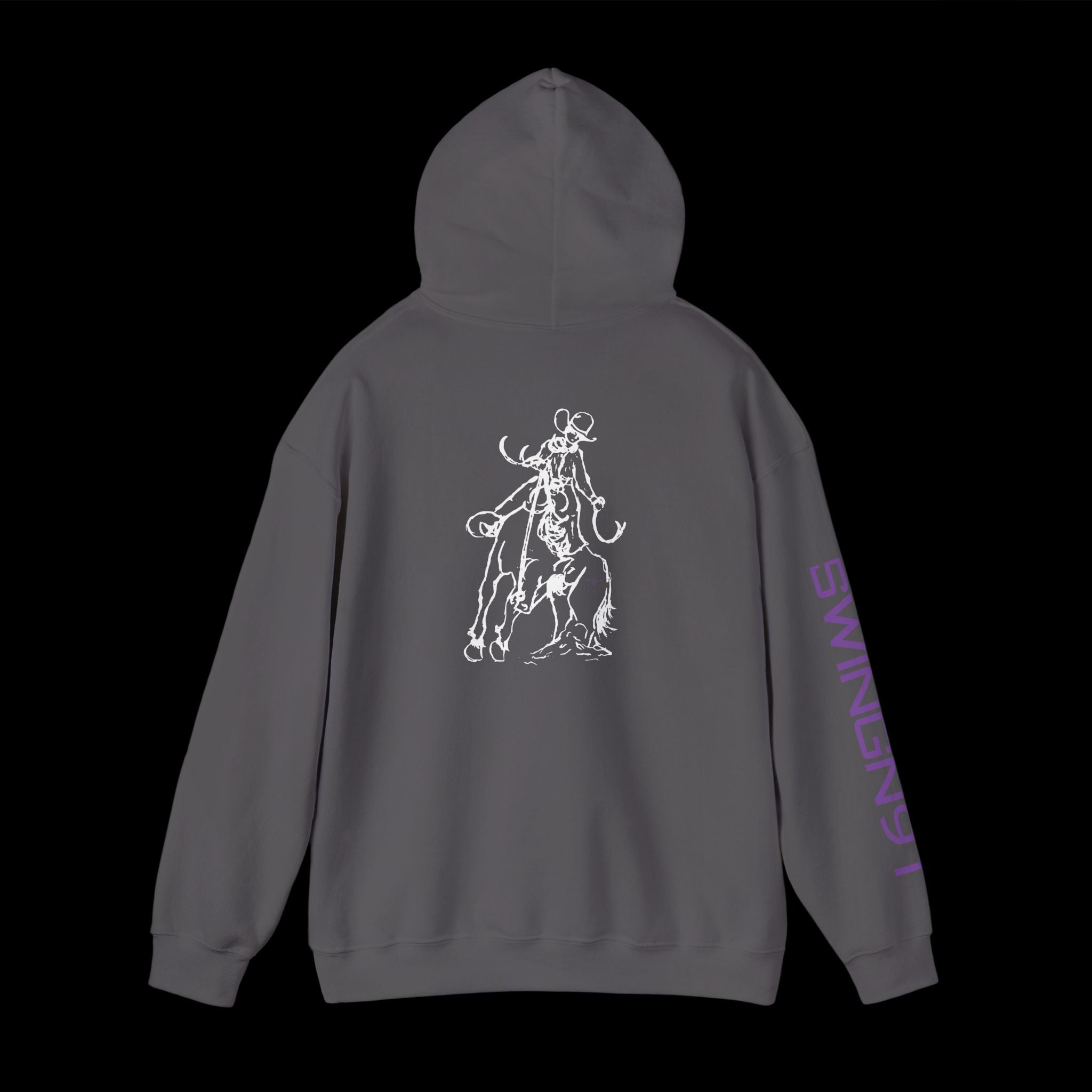 Image of Rank Cowboy Hoodie – Rodeo Tough, Western Built