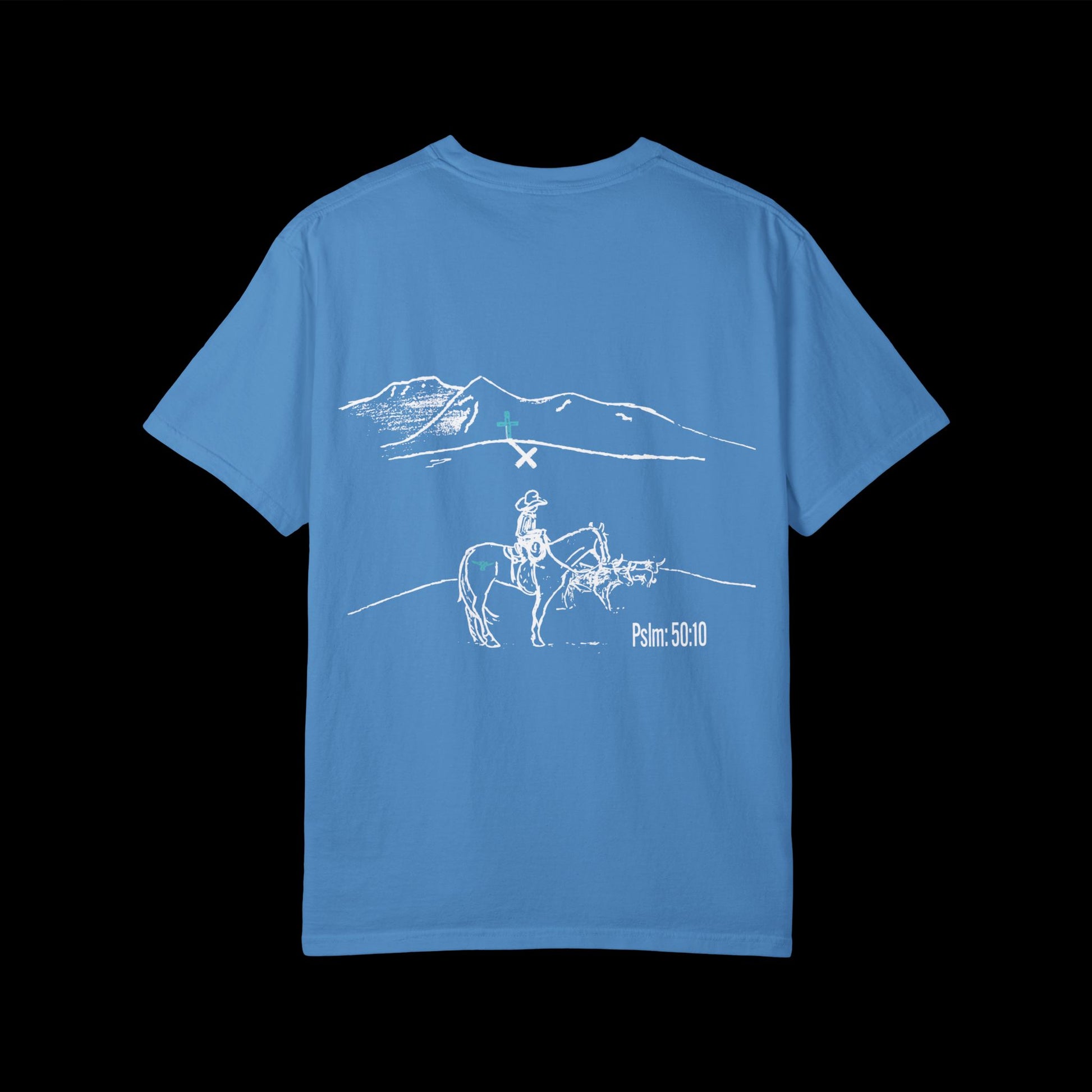 Psalm 50:10 T-Shirt – Western Faith Graphic Tee by SwingN9t