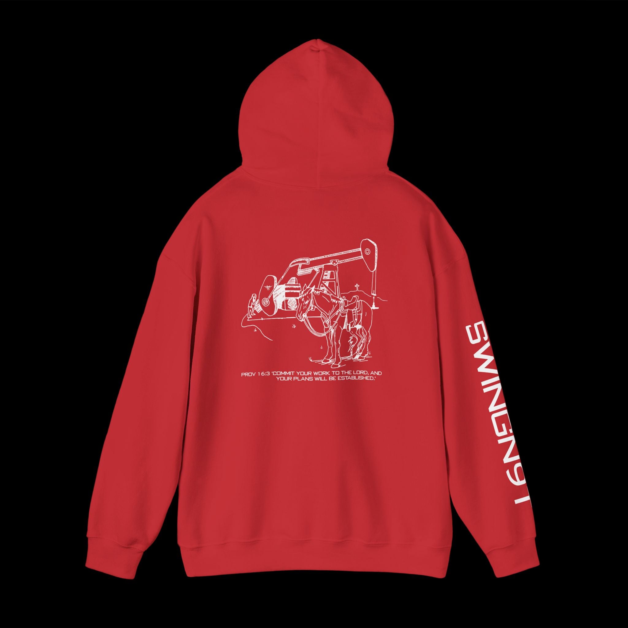 Image of PROV 16:3 PUMP JACK HOODIE