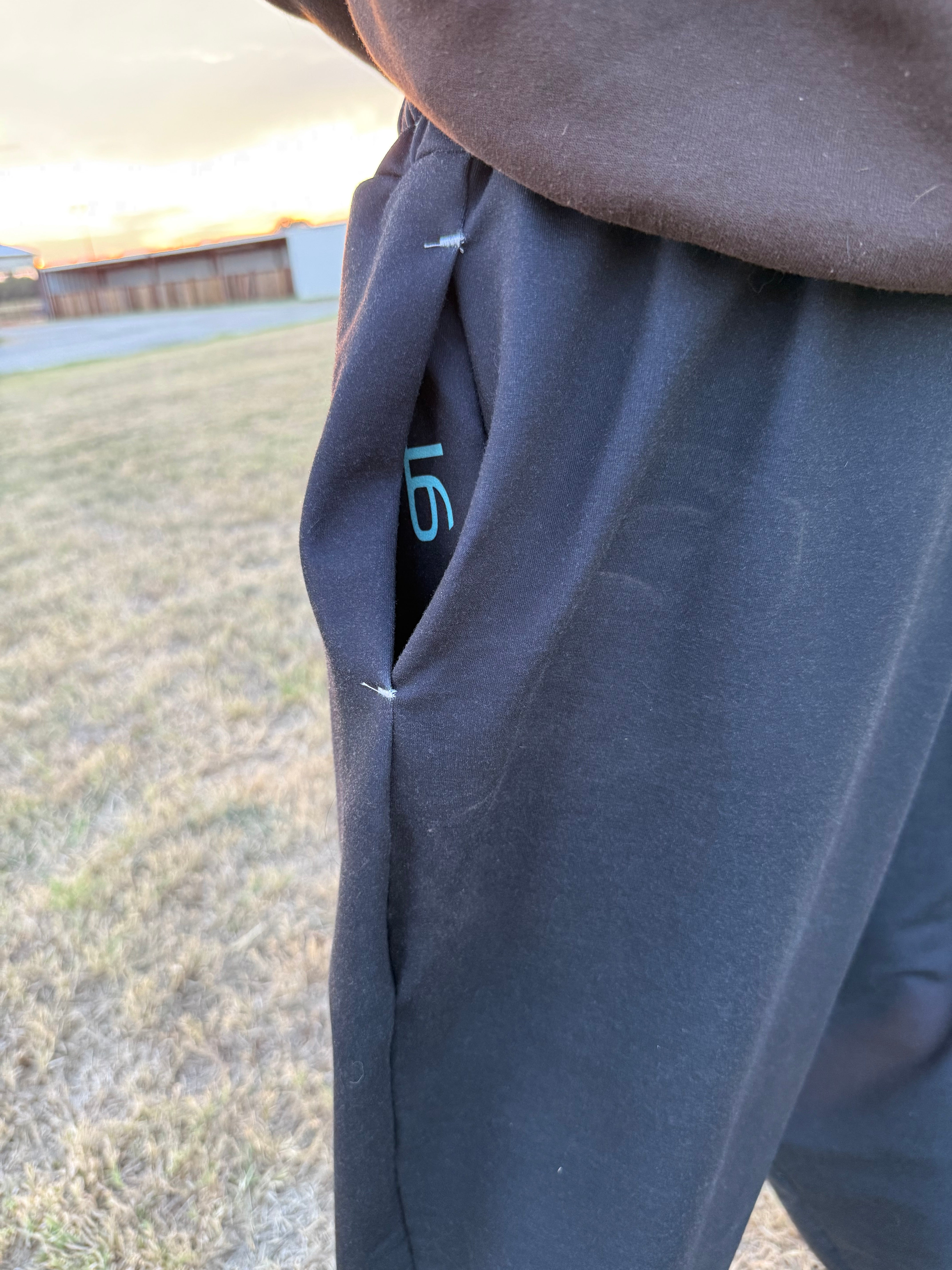 Image of Wide-leg joggers