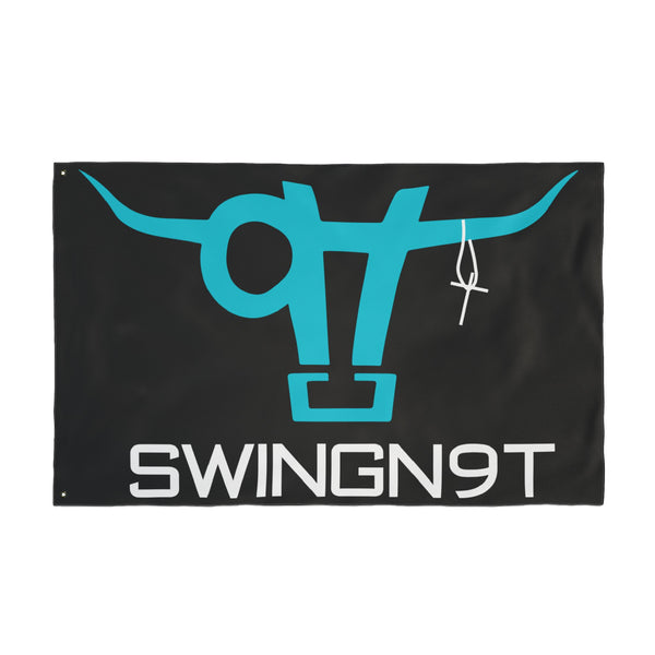 SwingN9t Flag – Blue Collar Grit Banner for Shop, Rig, or Ranch