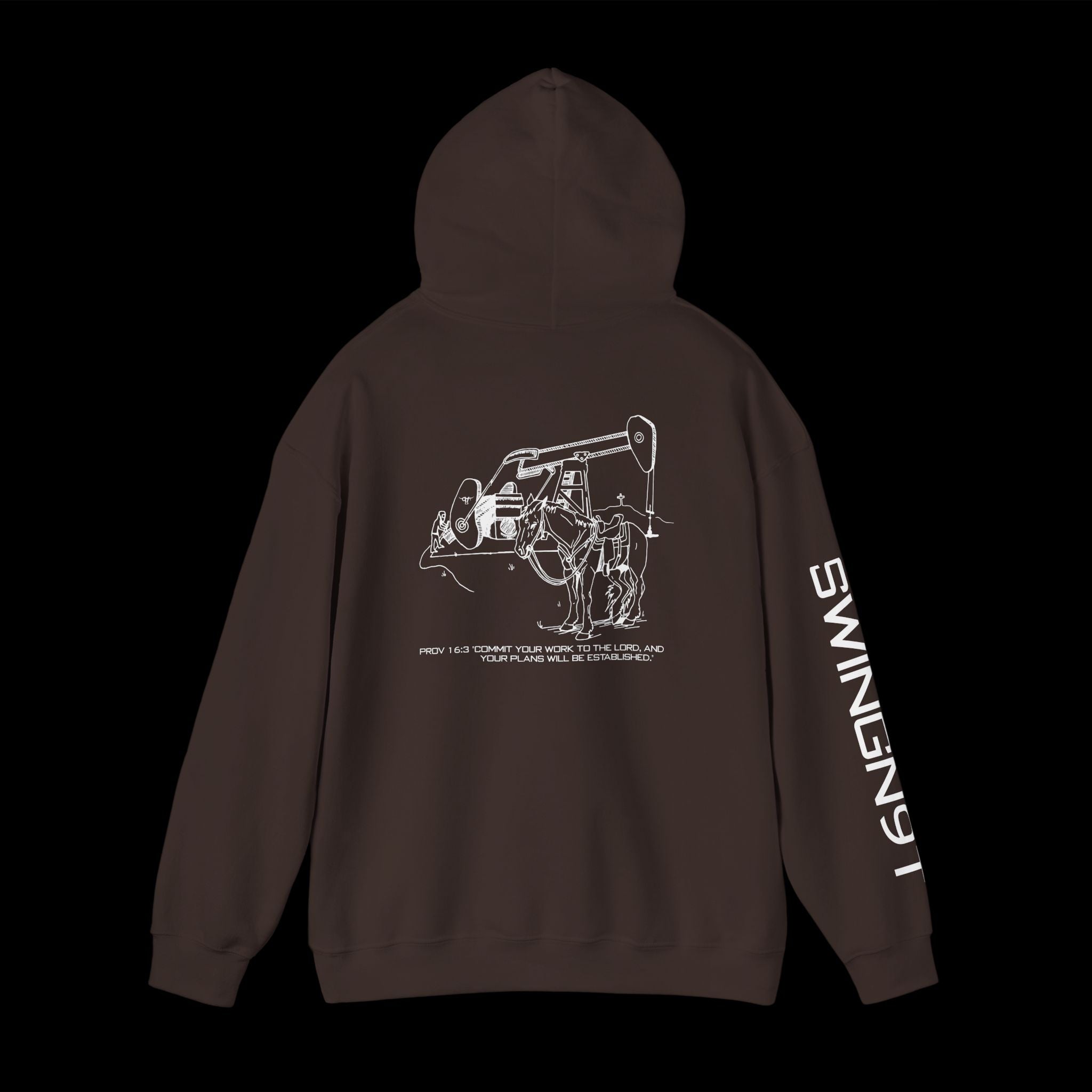 Image of PROV 16:3 PUMP JACK HOODIE