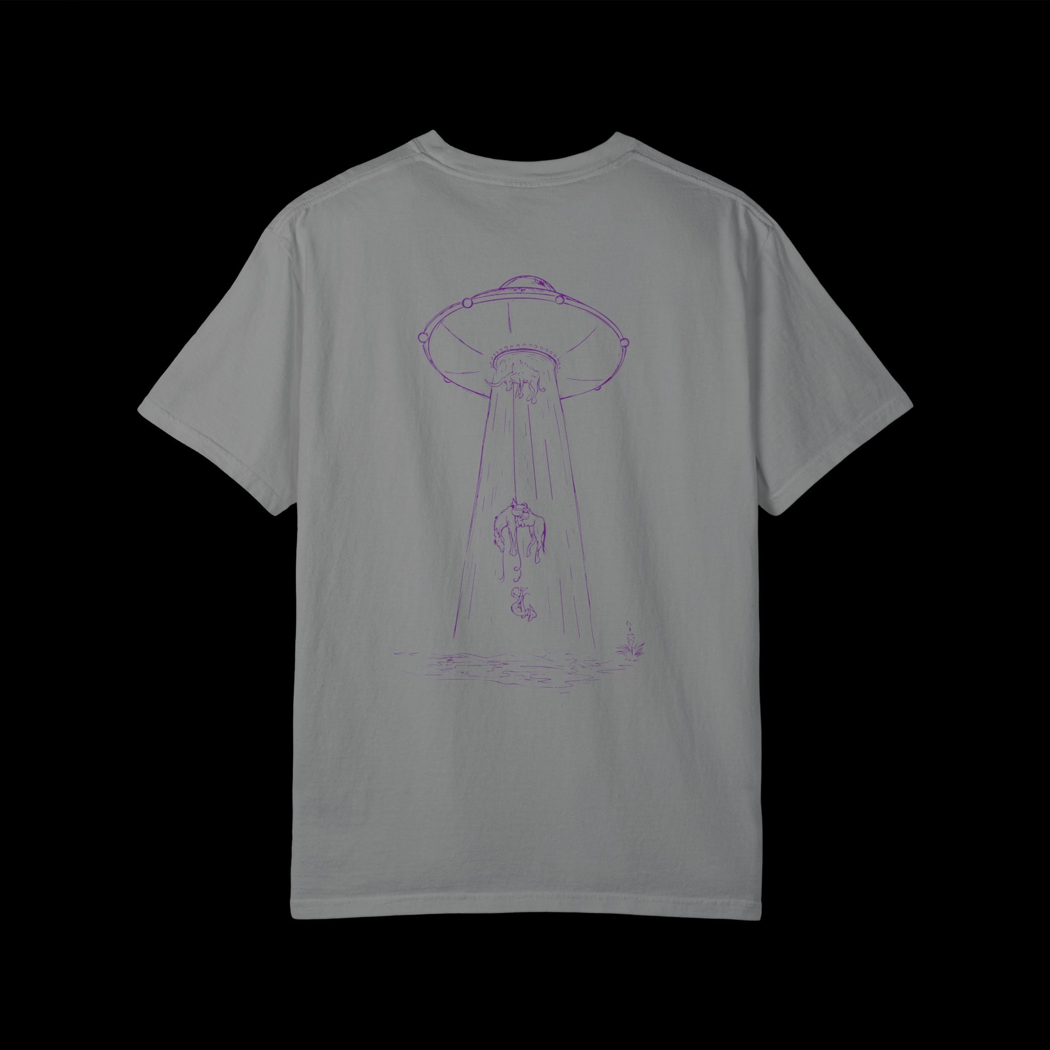 Image of UFO Cowboy T-Shirt – Western Alien Graphic Tee by SwingN9t