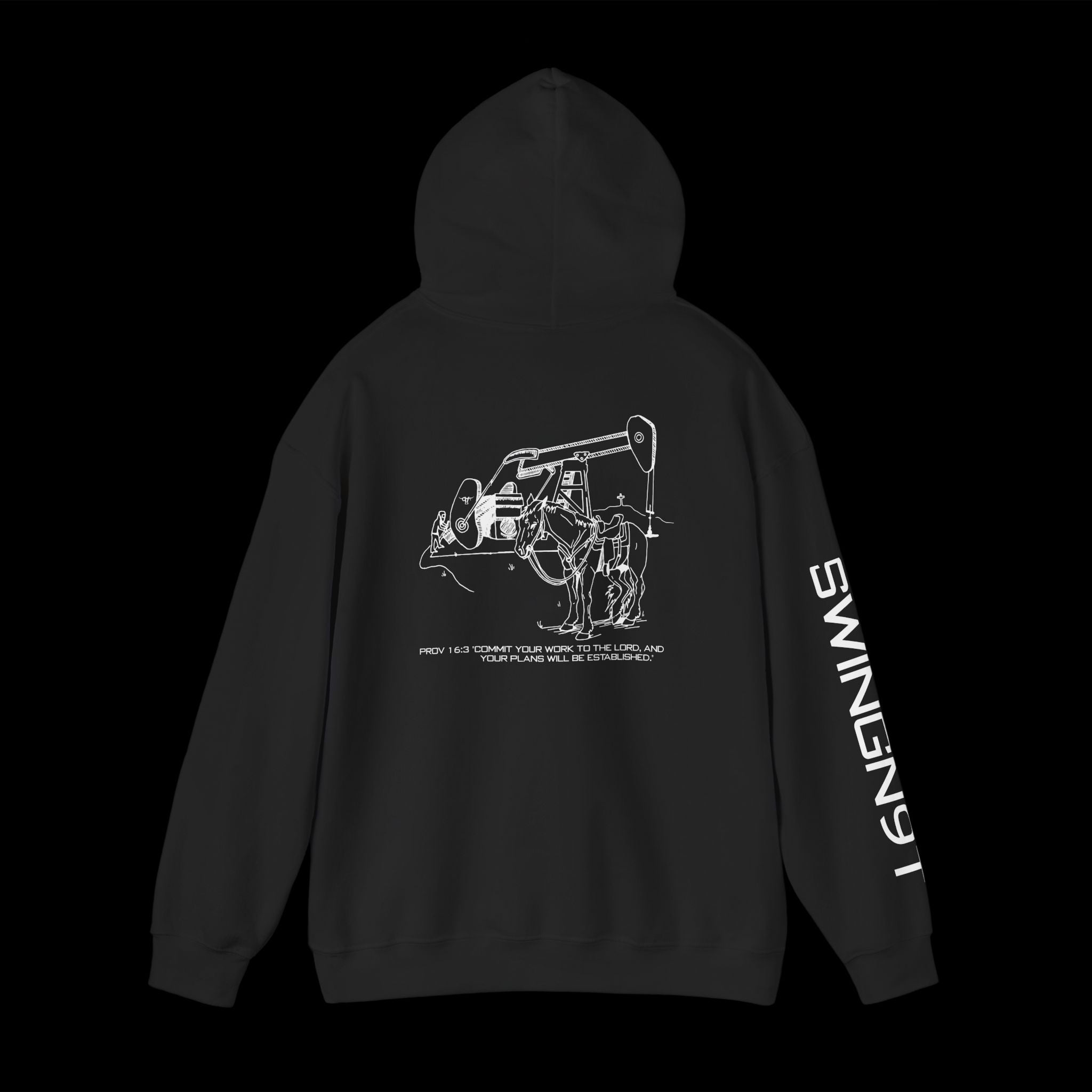 Image of PROV 16:3 PUMP JACK HOODIE