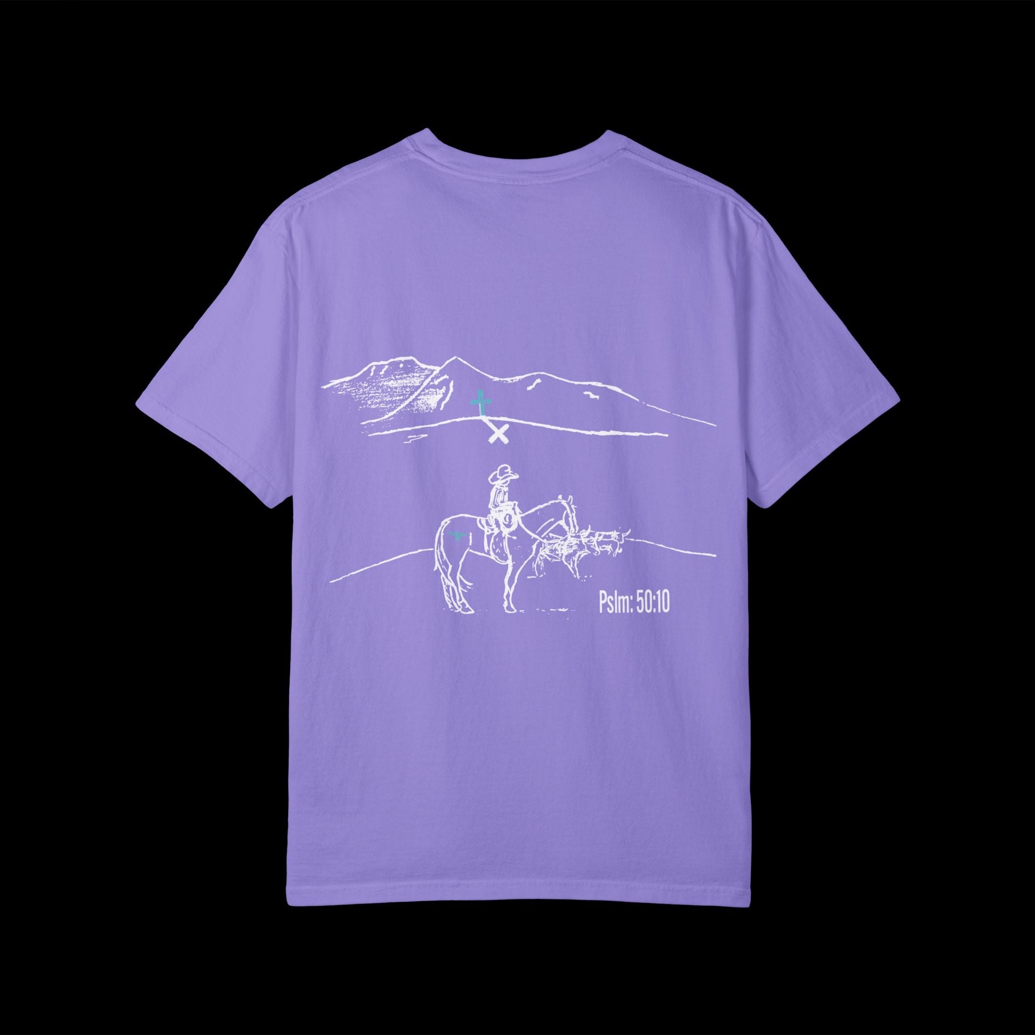 Image of Psalm 50:10 T-Shirt – Western Faith Graphic Tee by SwingN9t