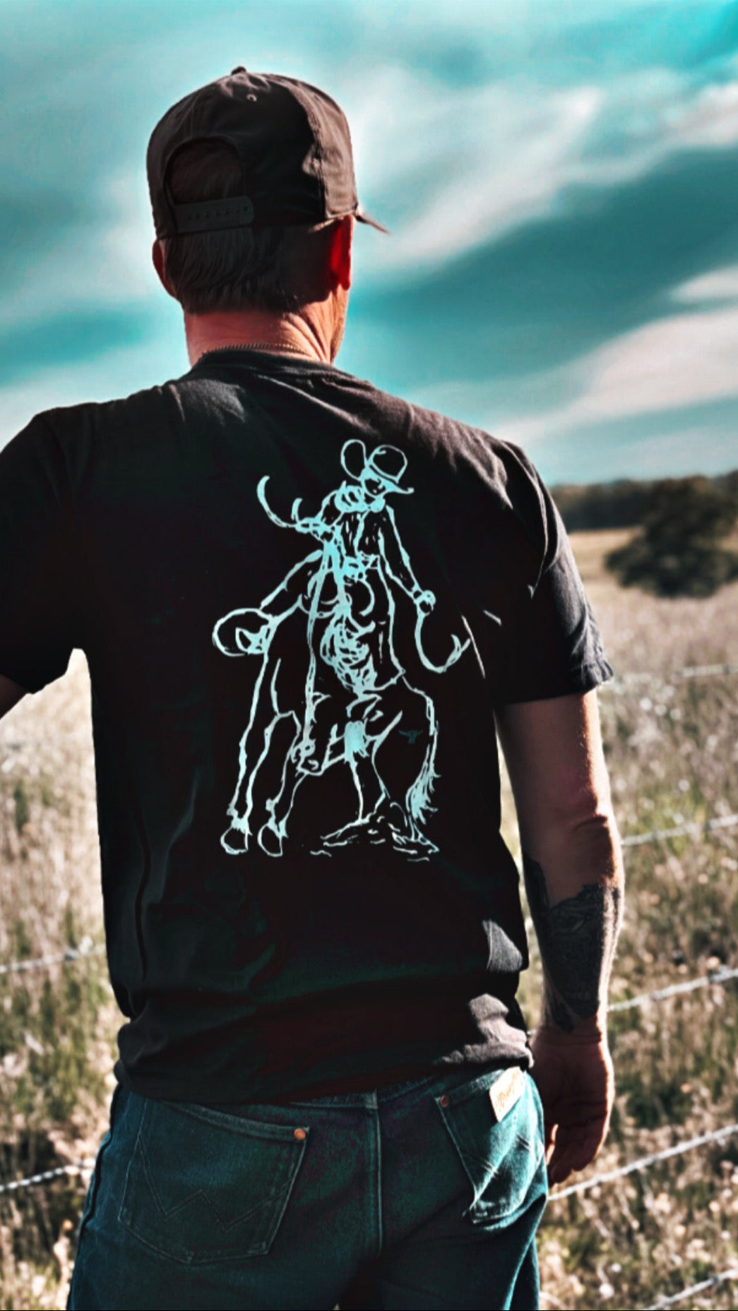 Rank Cowboy T-Shirt – Western Grit Tee by SwingN9t