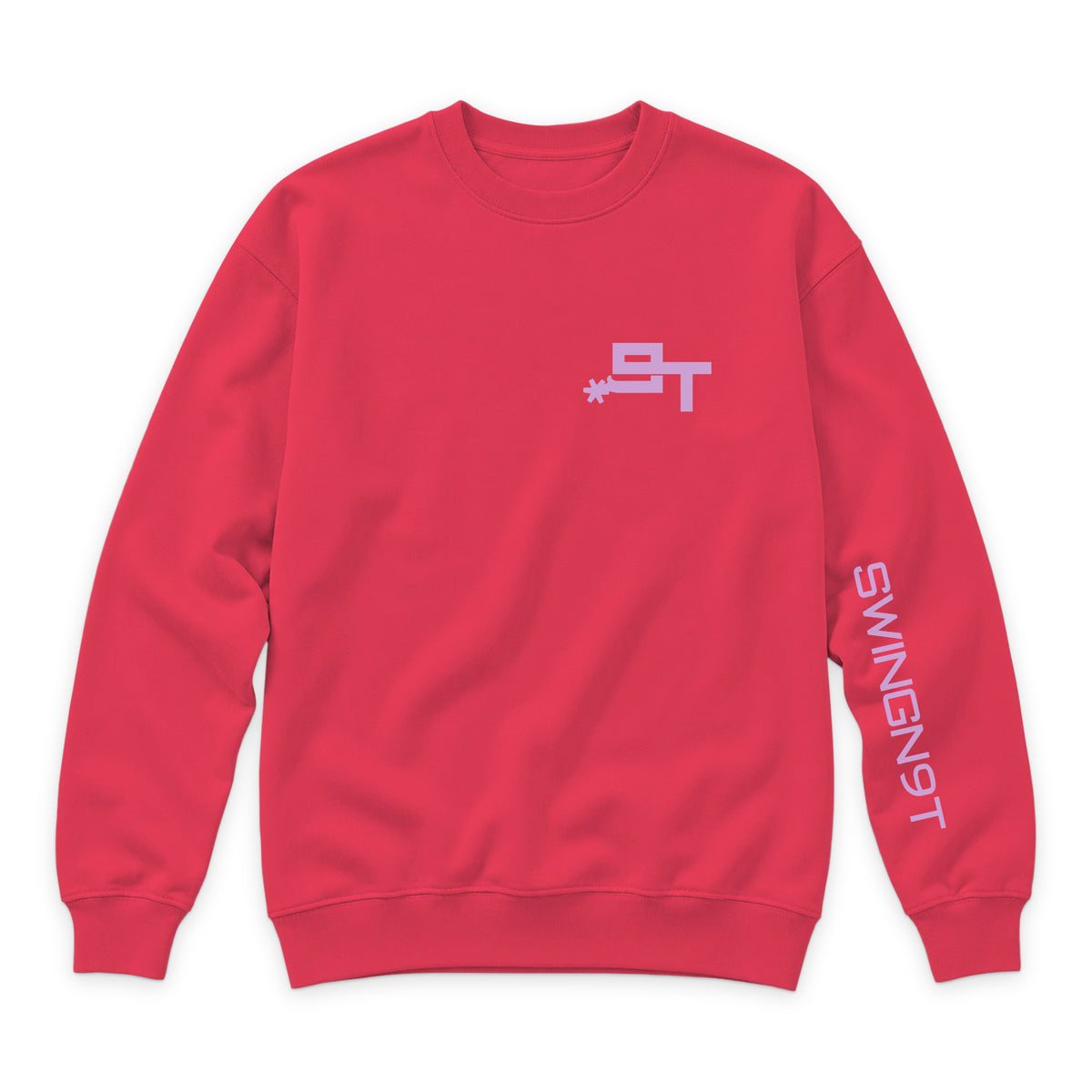 Midnight Mystic Crewneck — Cardinal — front view on white