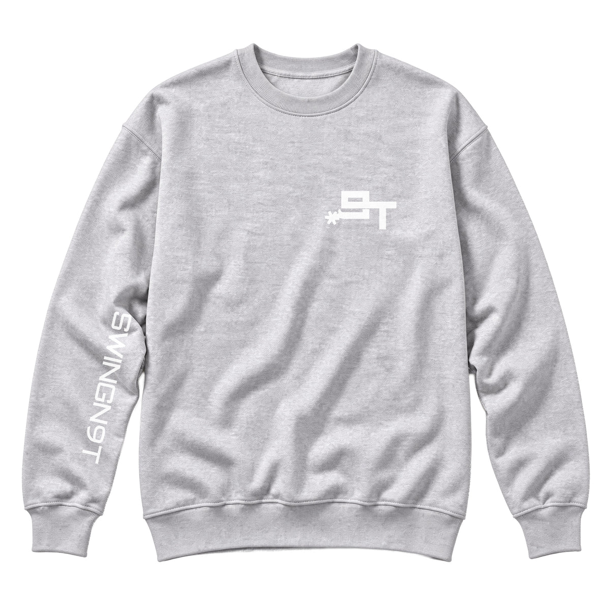 Livestock Crewneck / Heather Grey / front on white