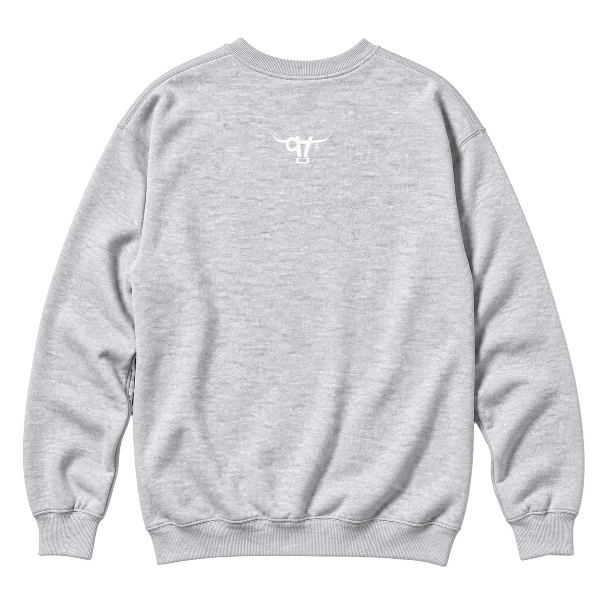 Guardian of the Dirt Crewneck / Heather Grey / back on white