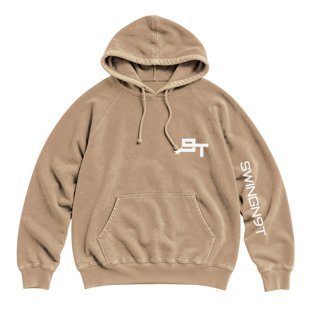 The Best Company Hoodie / Vintage Coffee / front on white