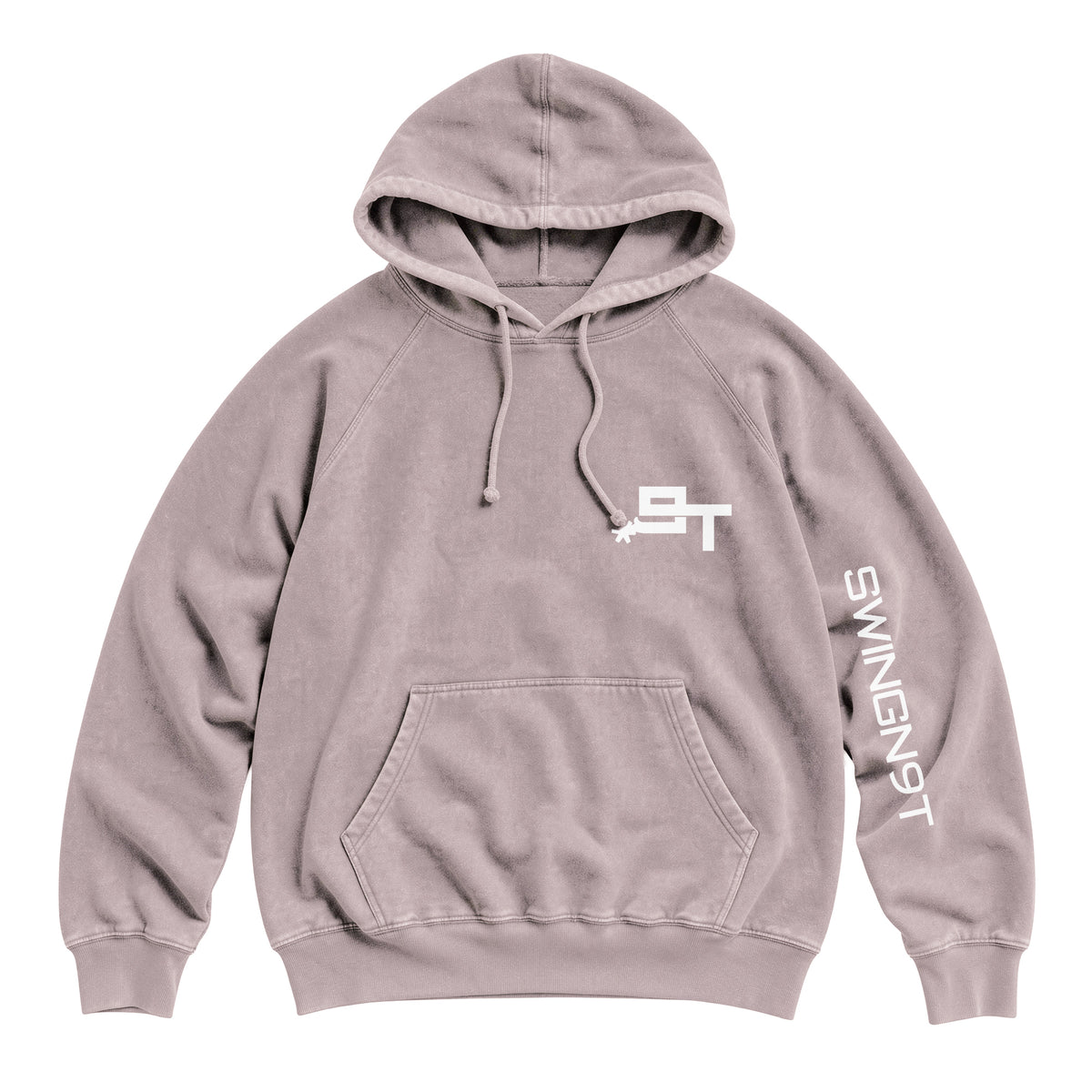 The Best Company Hoodie / Vintage Zinc / front on white