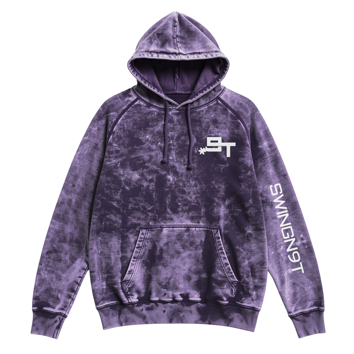 The Best Company Hoodie / Cloud Purple / front on white