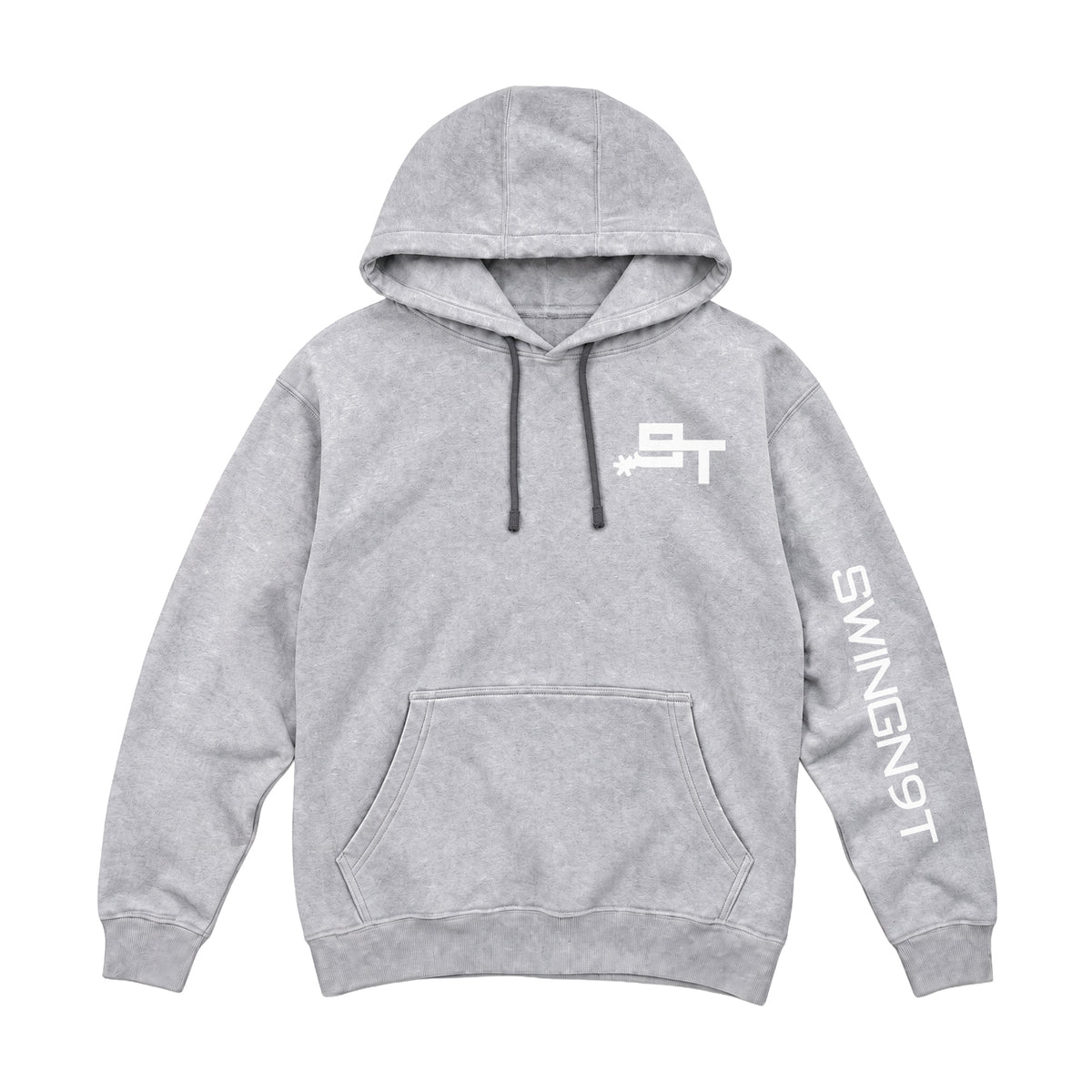 Pickin Heels Hoodie / Heather Grey / front on white