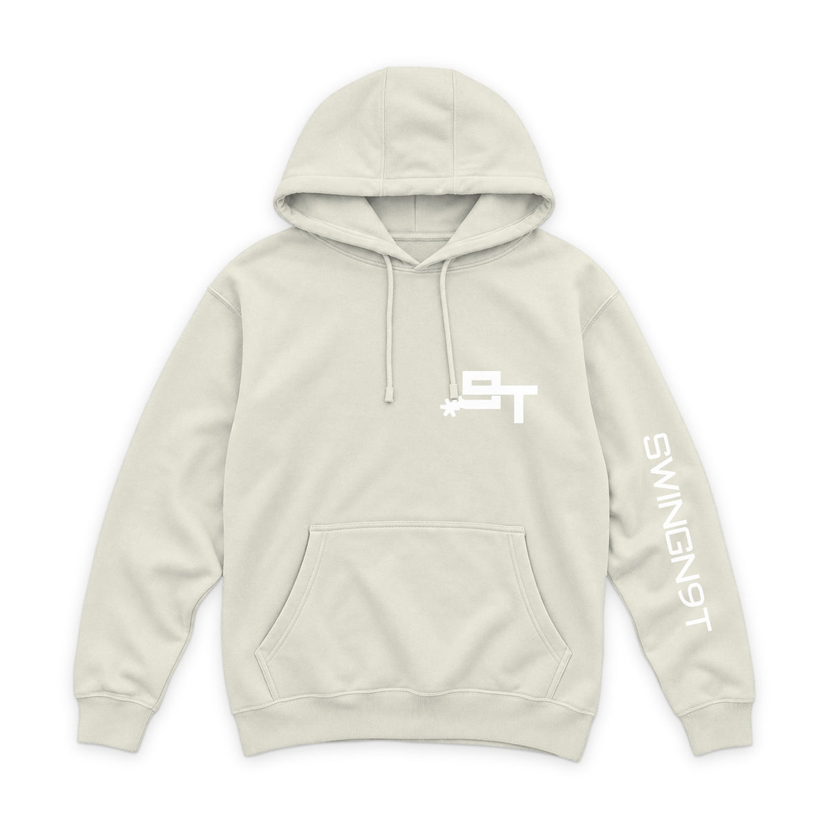 Pickin Heels Hoodie — Tofu — front view on white