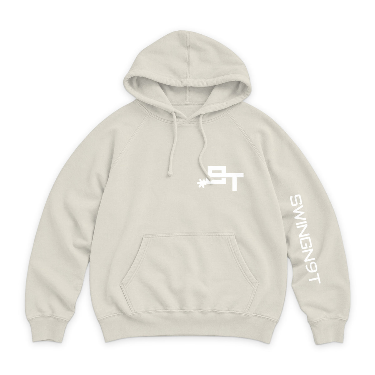 Pickin Heels Hoodie / Vintage Arctic / front on white