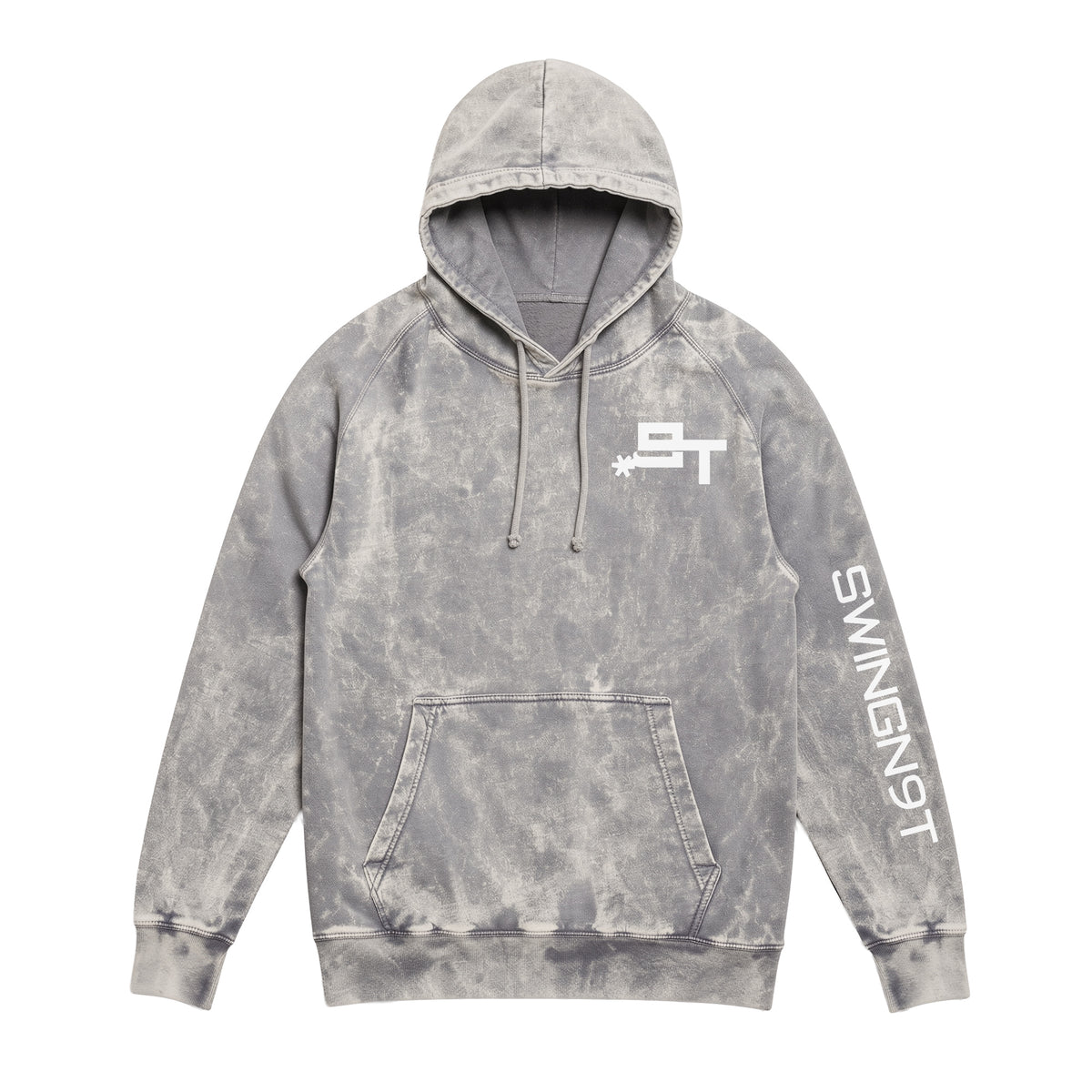 Pickin Heels Hoodie / Cloud Rock / front on white