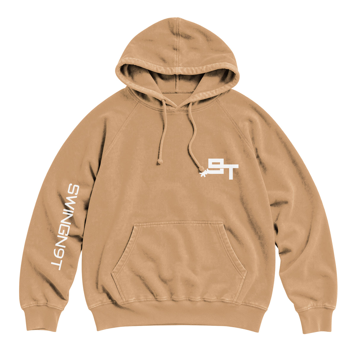 PSLM 50:10 Hoodie / Vintage Camel / front on white