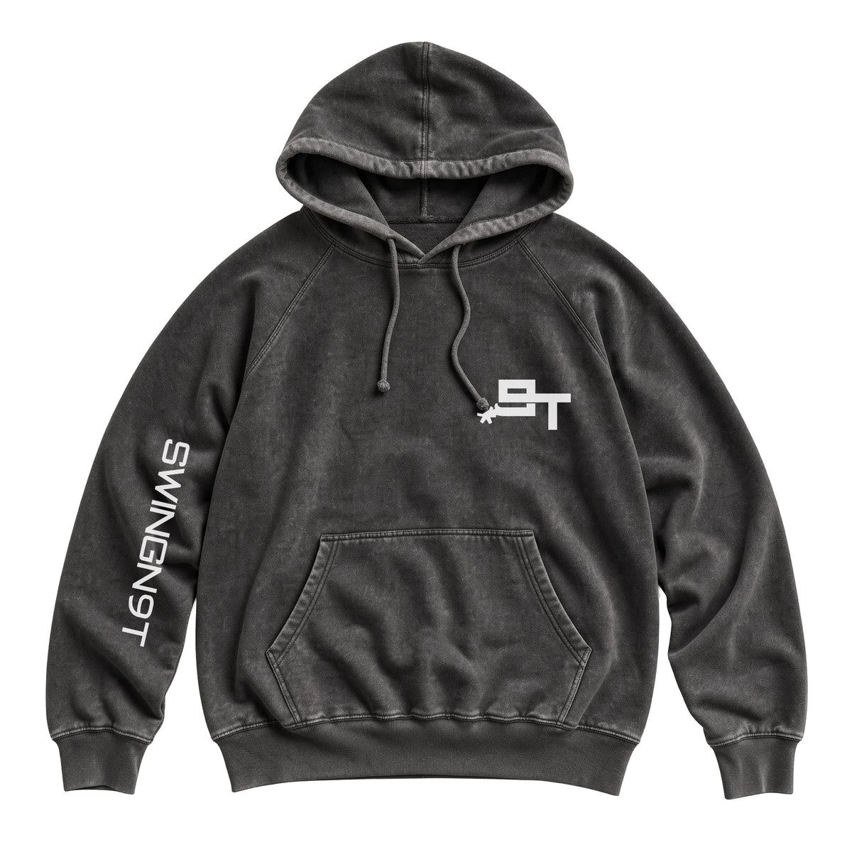 PSLM 50:10 Hoodie / Vintage Black / front on white