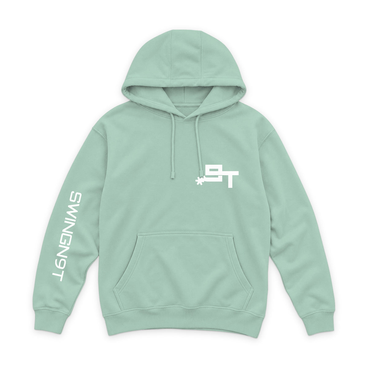 PSLM 50:10 Hoodie / Seafoam / front on white