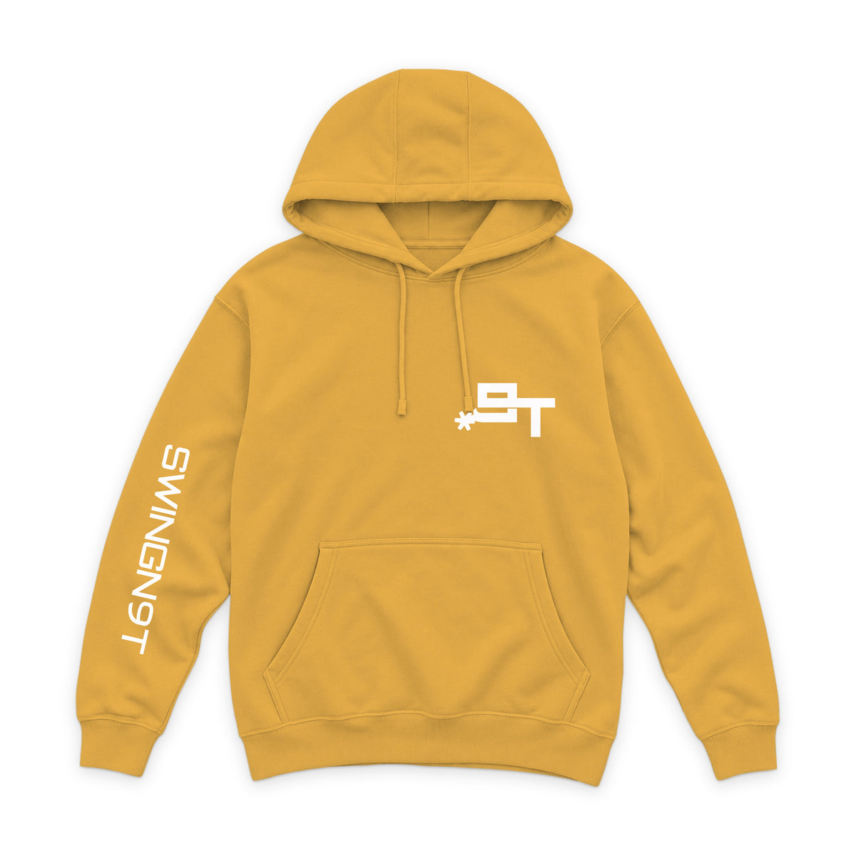 PSLM 50:10 Hoodie / Mustard / front on white