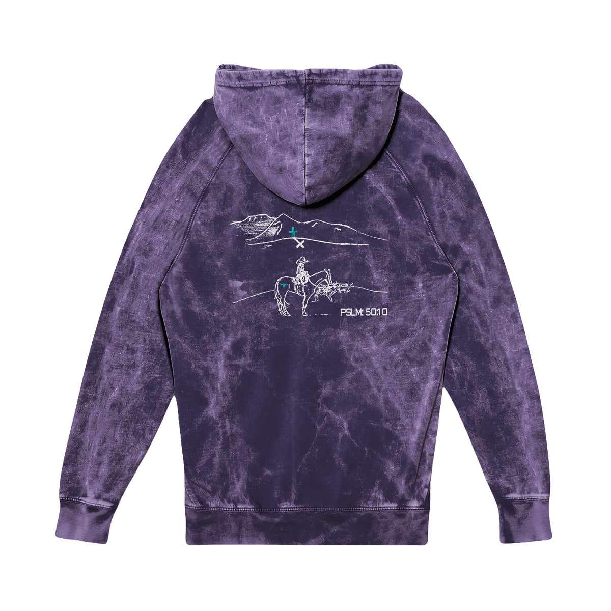 PSLM 50:10 Hoodie / Cloud Purple / back on white