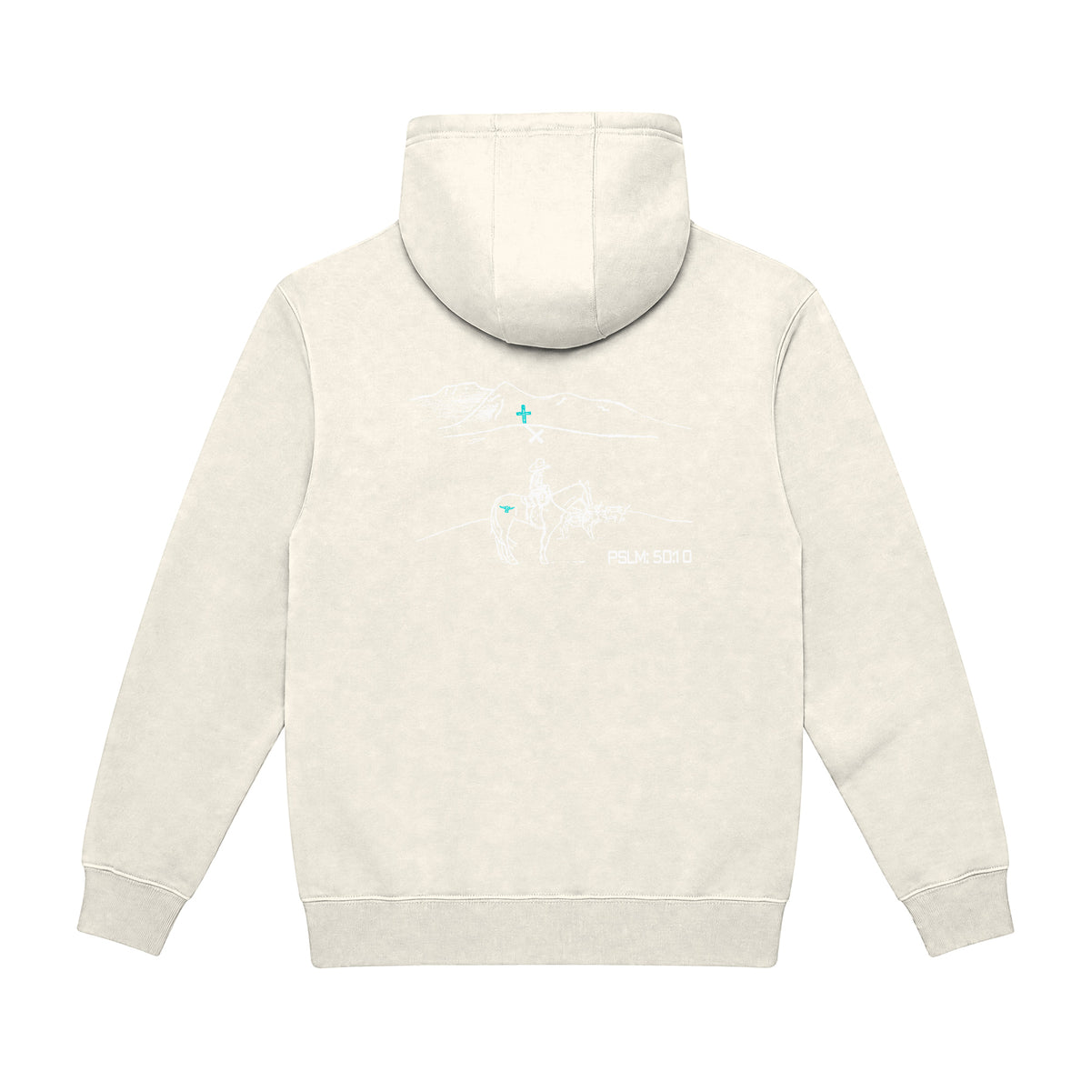 PSLM 50:10 Hoodie / Sand / back on white