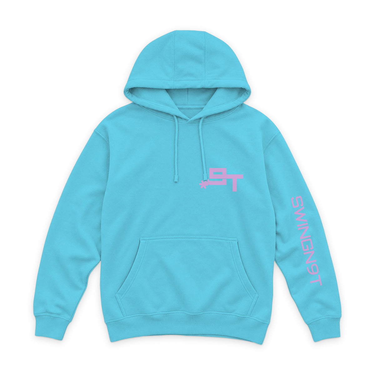 Midnight Mystic Hoodie / Ocean Blue / front on white