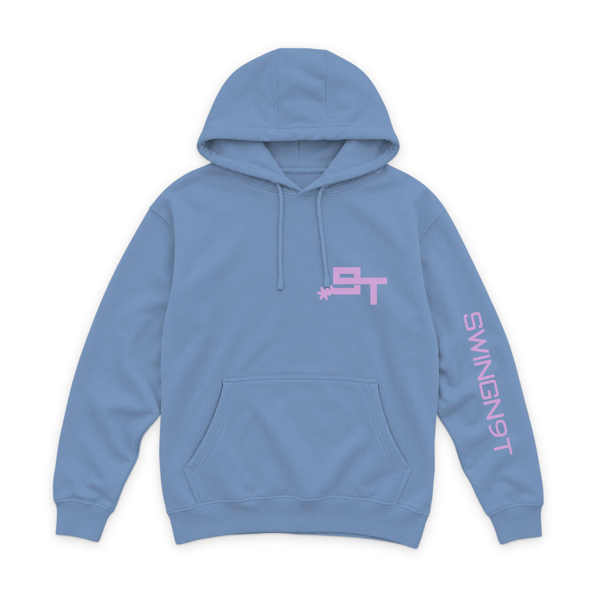 Midnight Mystic Hoodie / Colony Blue / front on white