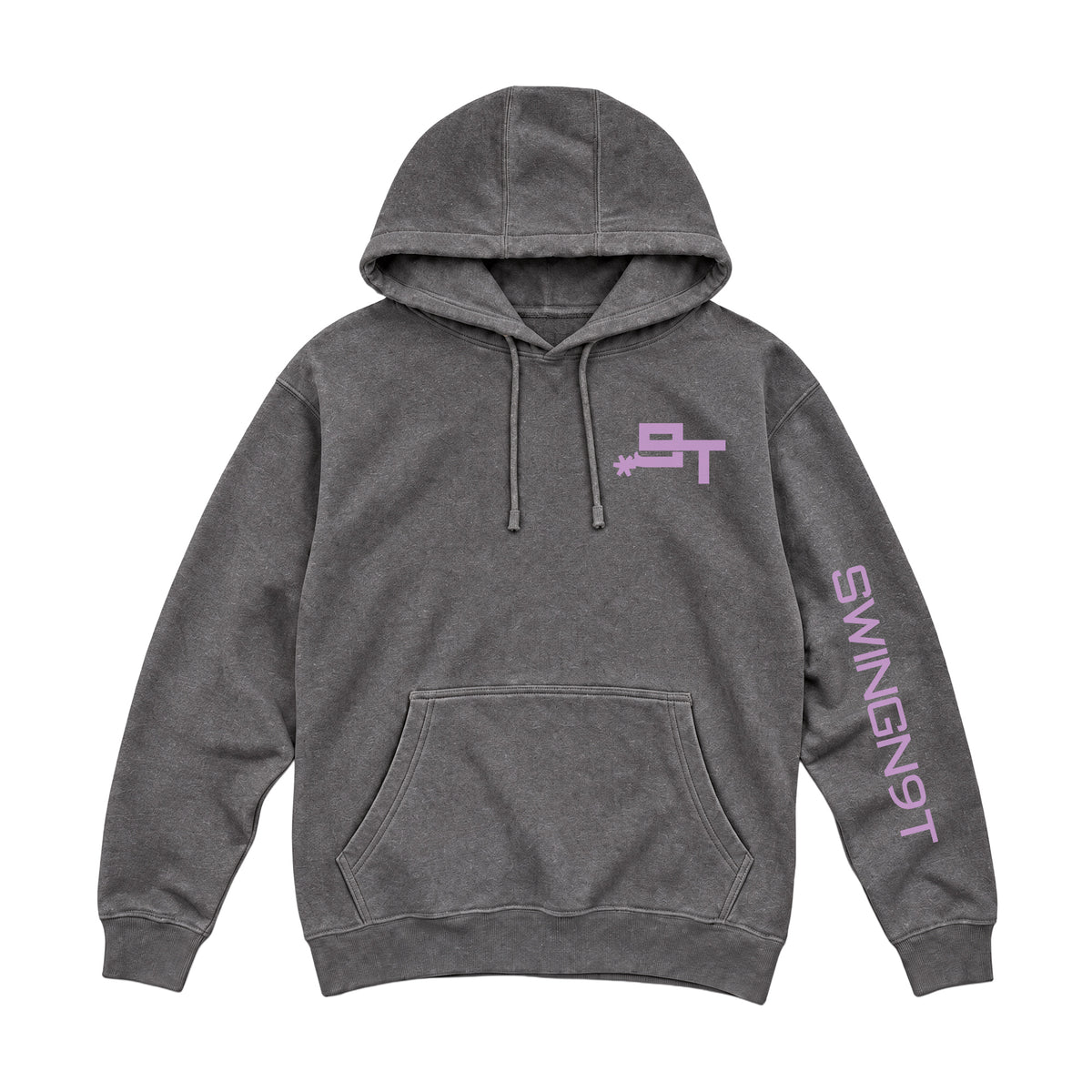Midnight Mystic Hoodie / Charcoal Heather / front on white