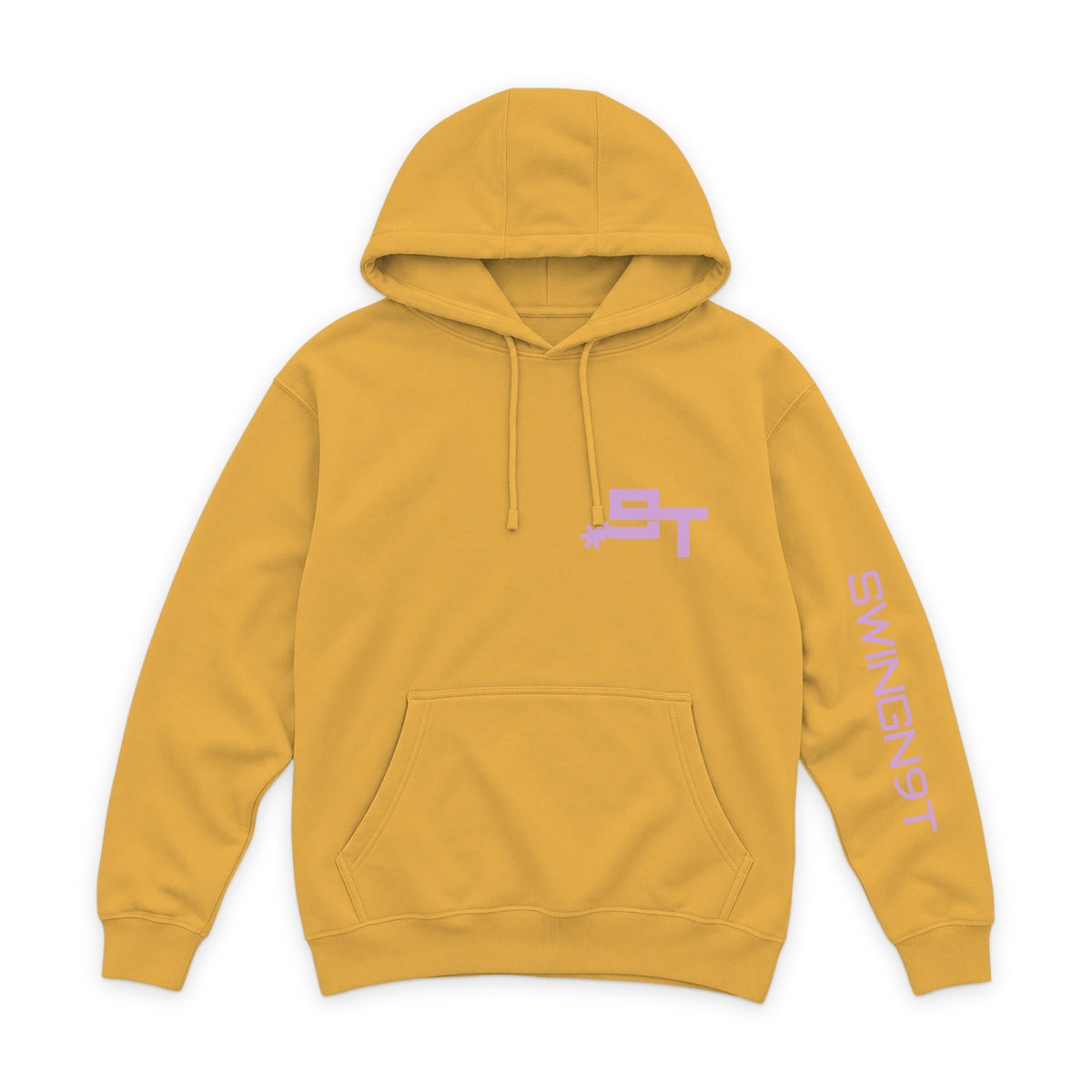 Midnight Mystic Hoodie / Mustard / front on white