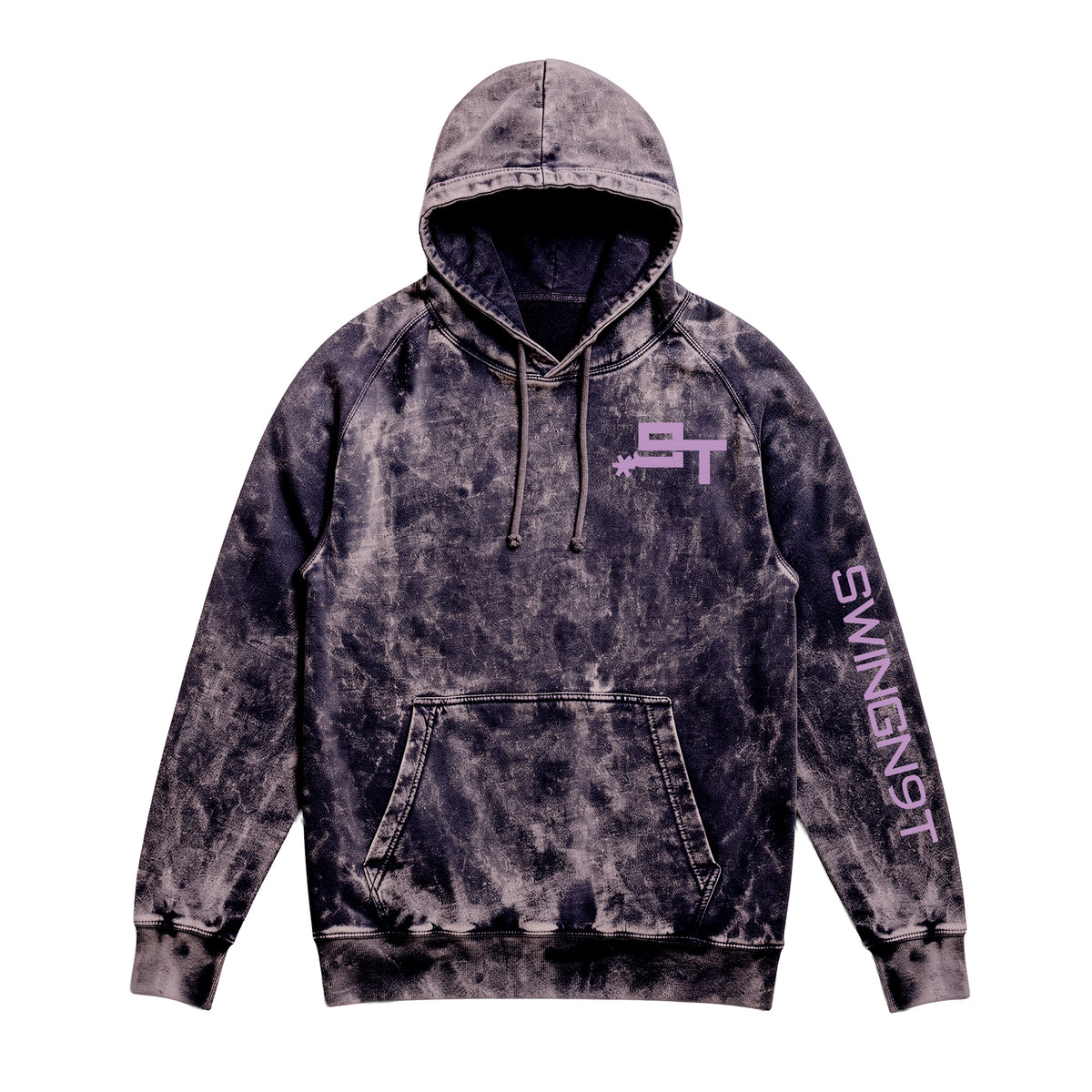 Midnight Mystic Hoodie / Cloud Black / front on white