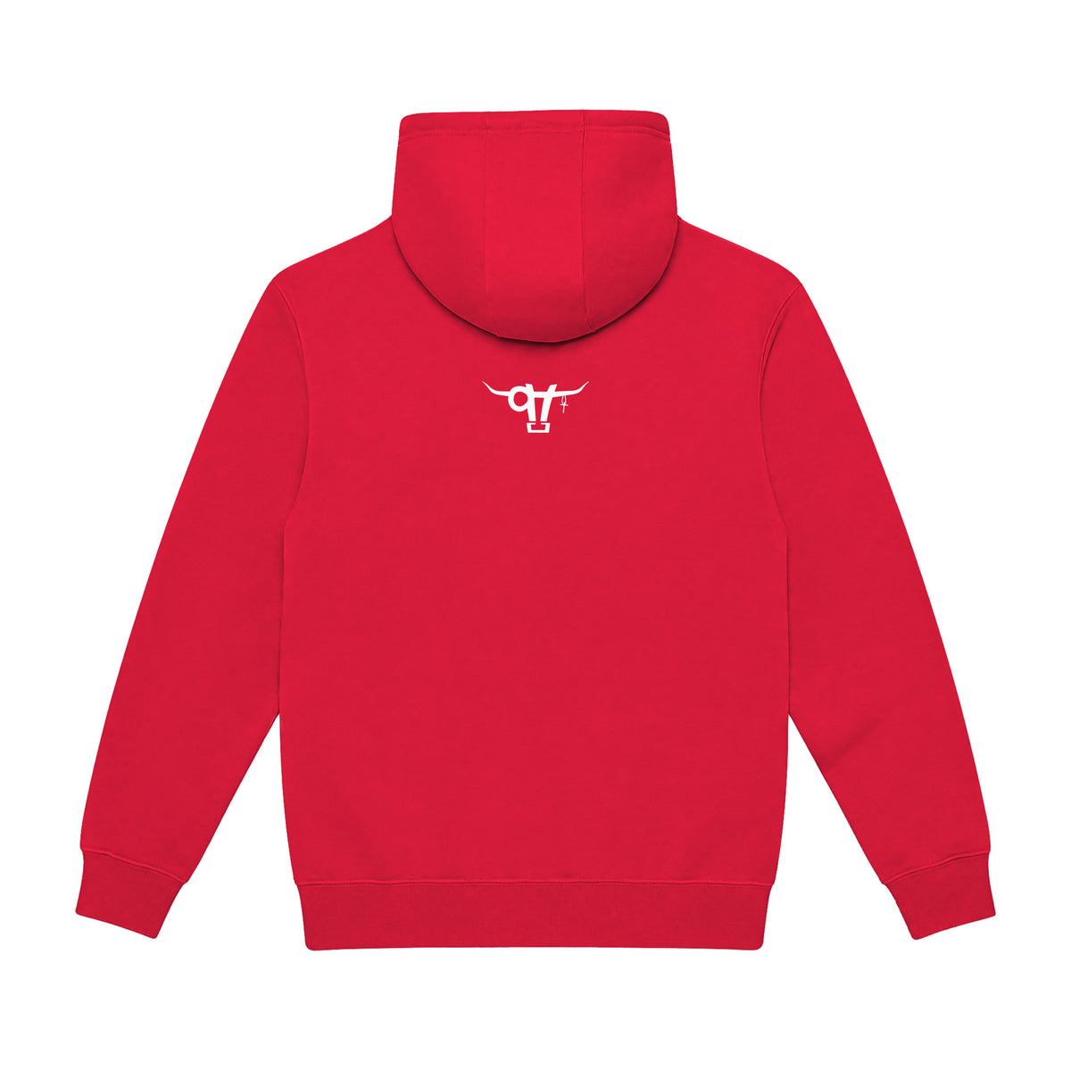If God Said It Hoodie / Cardinal / back on white