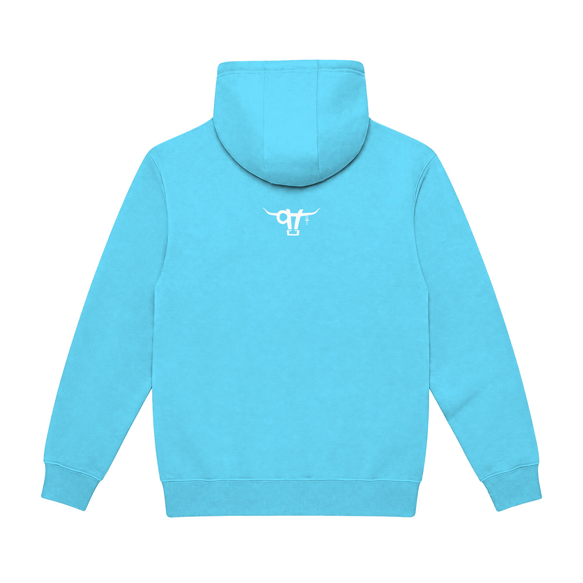 If God Said It Hoodie / Ocean Blue / back on white