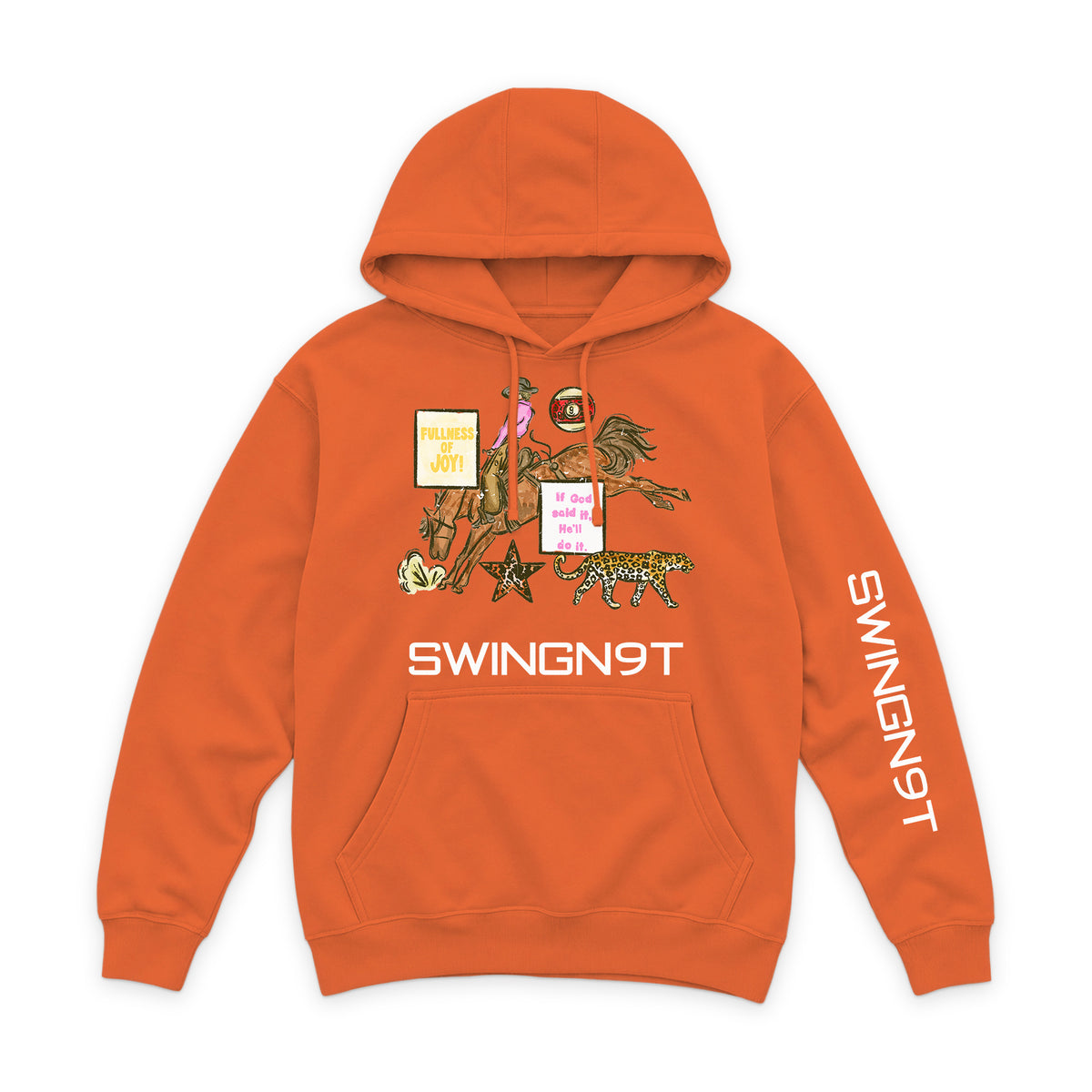 If God Said It Hoodie / Carrot / front on white