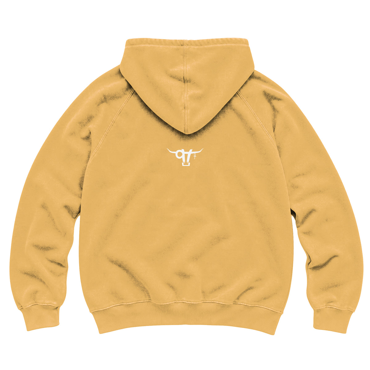 If God Said It Hoodie / Vintage Mustard / back on white