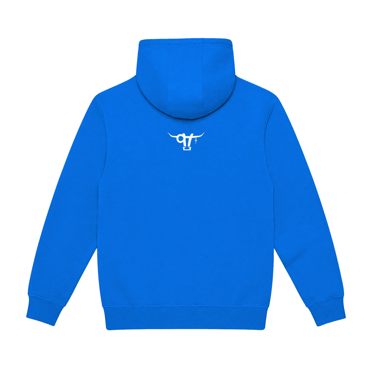 If God Said It Hoodie / True Royal / back on white