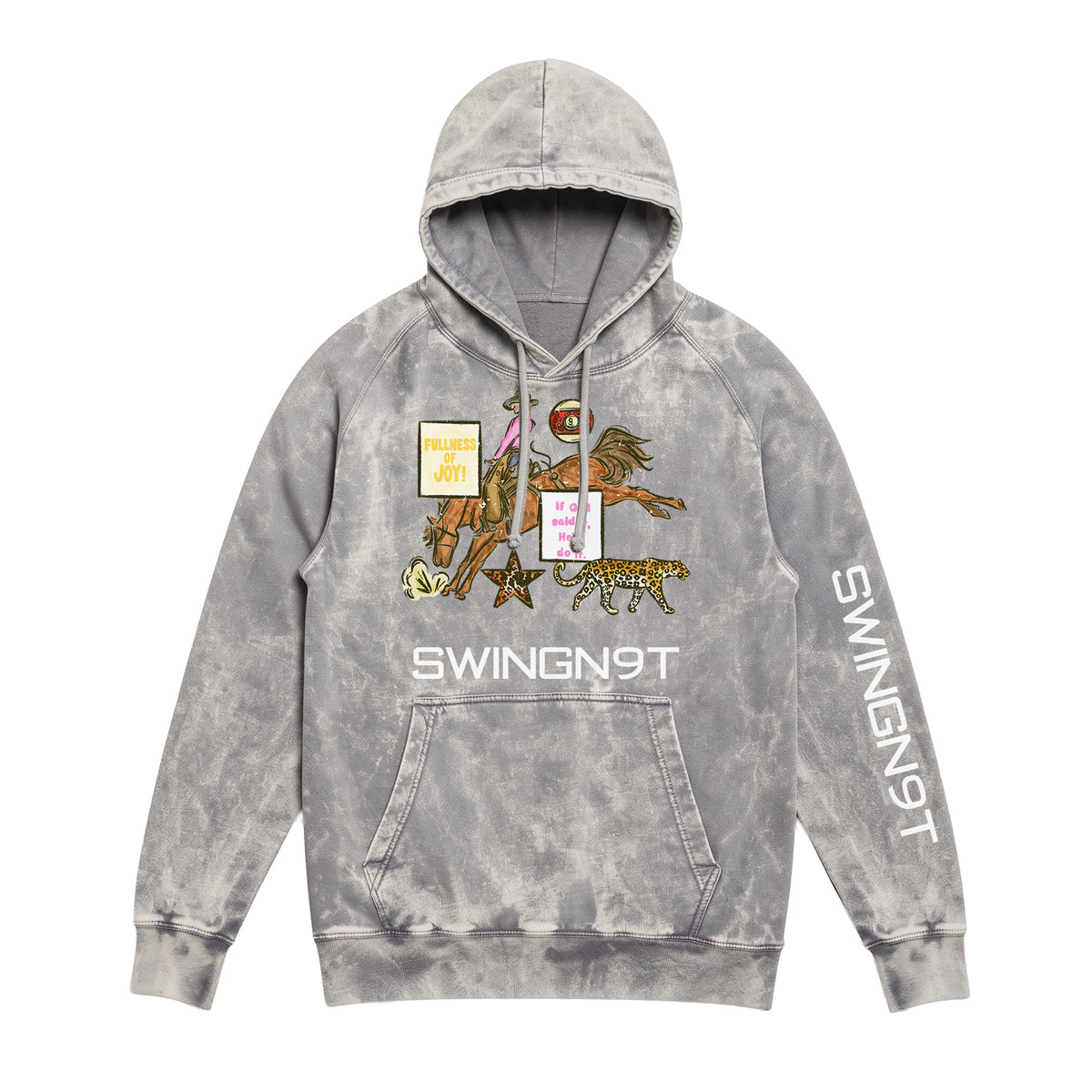 If God Said It Hoodie / Cloud Rock / front on white