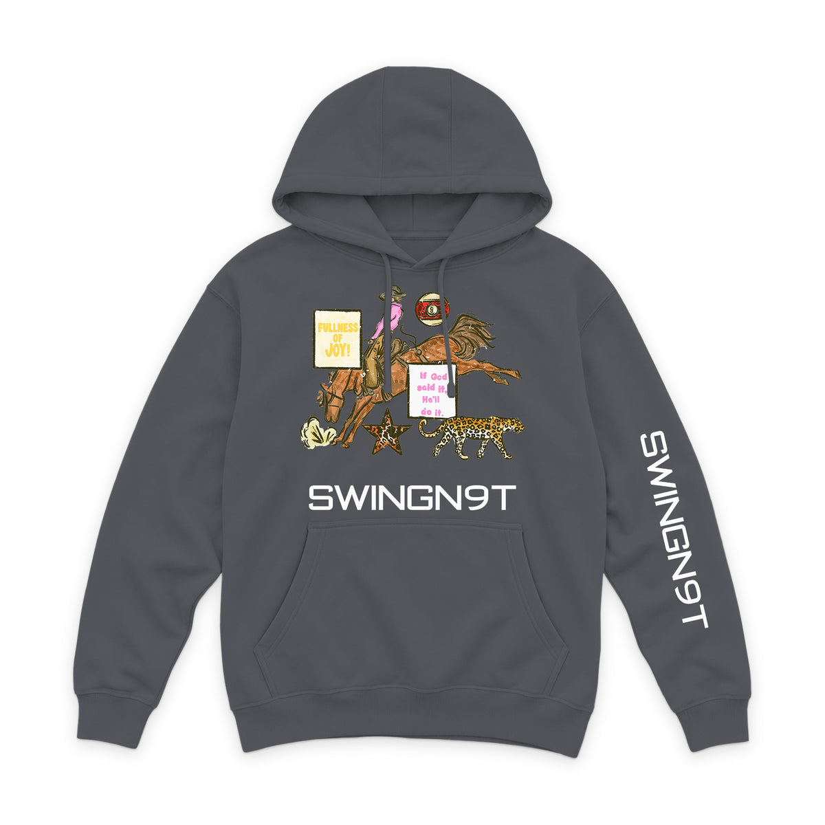 If God Said It Hoodie / Rock / front on white