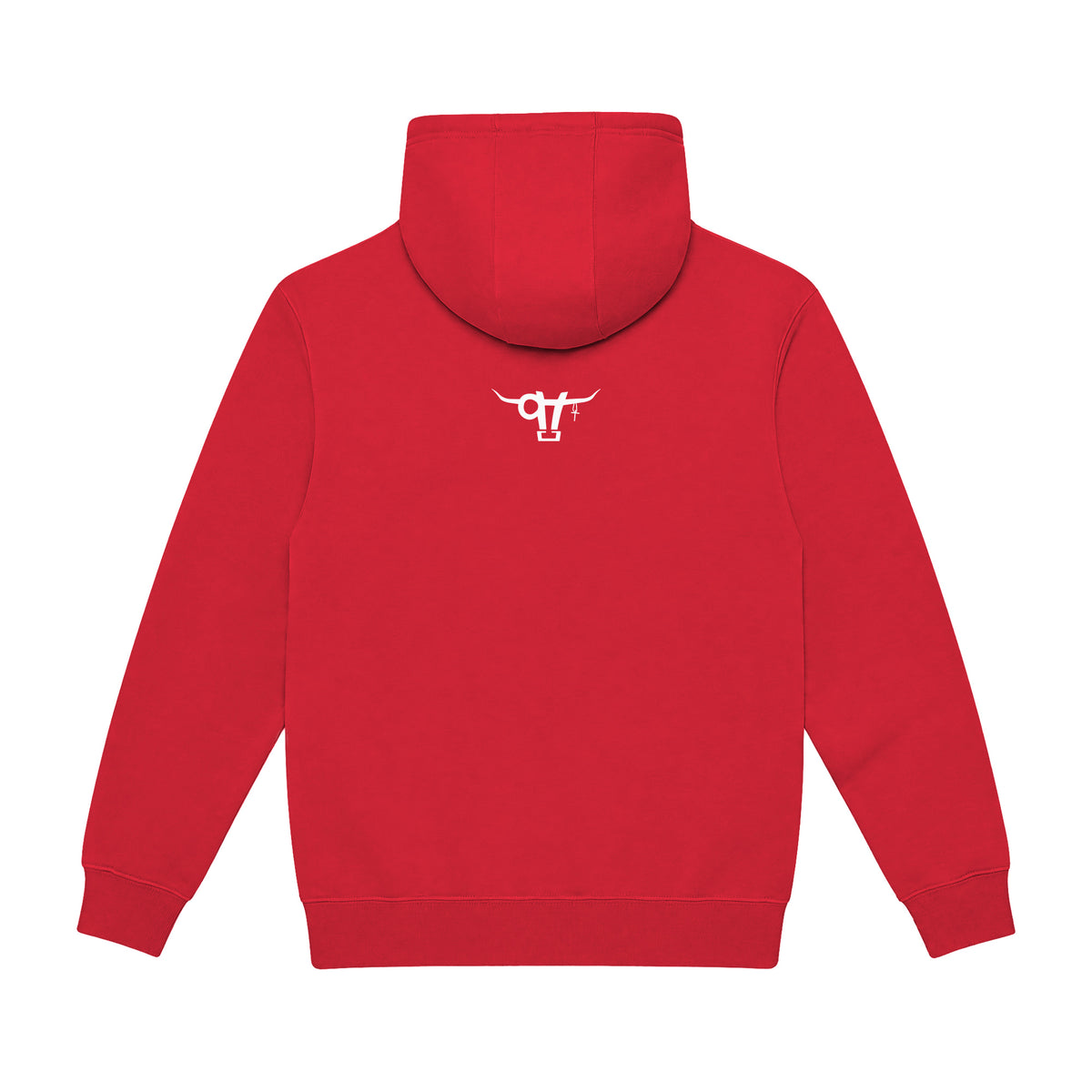 If God Said It Hoodie / Red / back on white