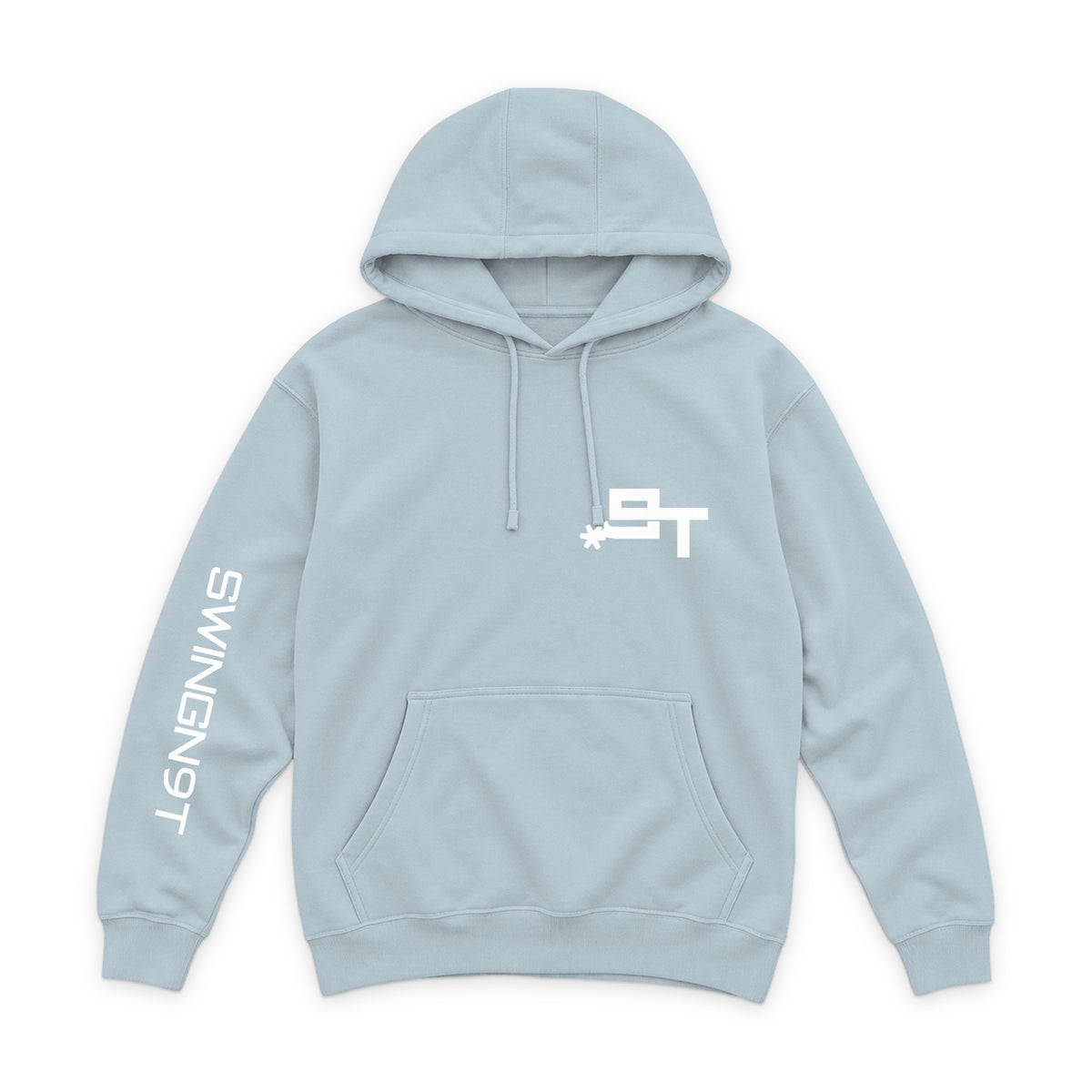 Livestock Hoodie / Blue Mist / front on white