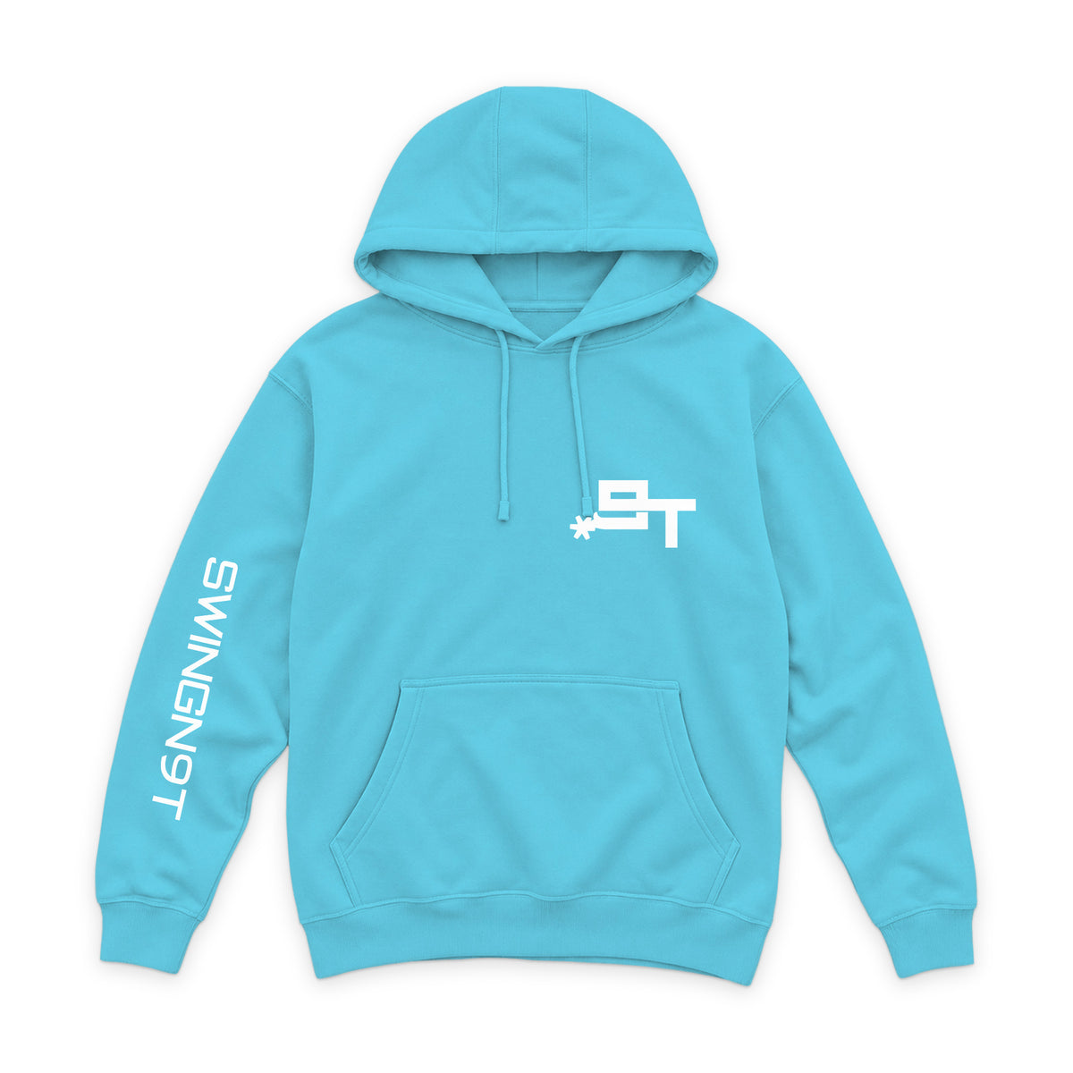 Livestock Hoodie / Ocean Blue / front on white